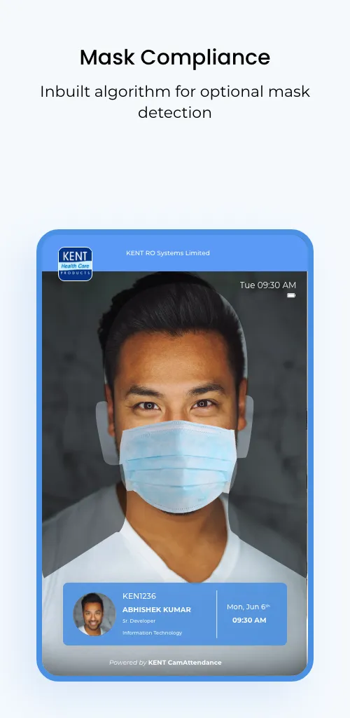 Kent CamAttendance Terminal | Indus Appstore | Screenshot