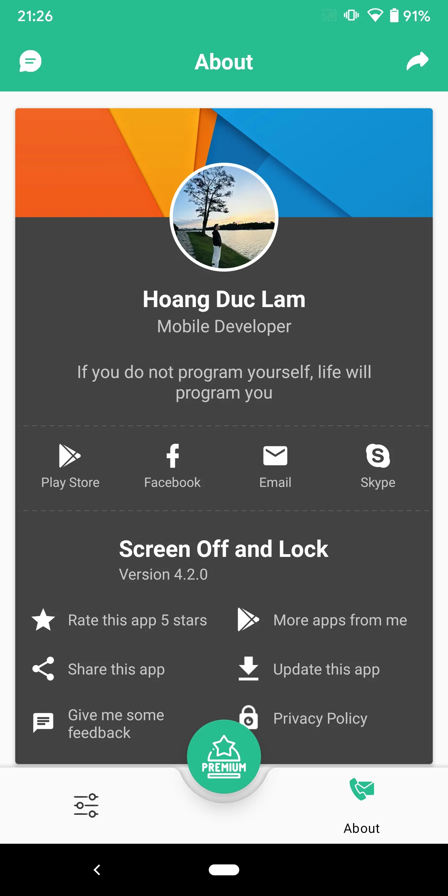 Screen Off and Lock | Indus Appstore | Screenshot