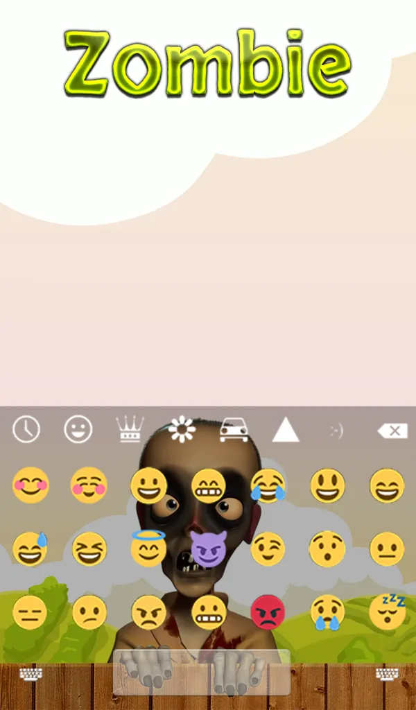 Zombie Keyboard & Wallpaper | Indus Appstore | Screenshot