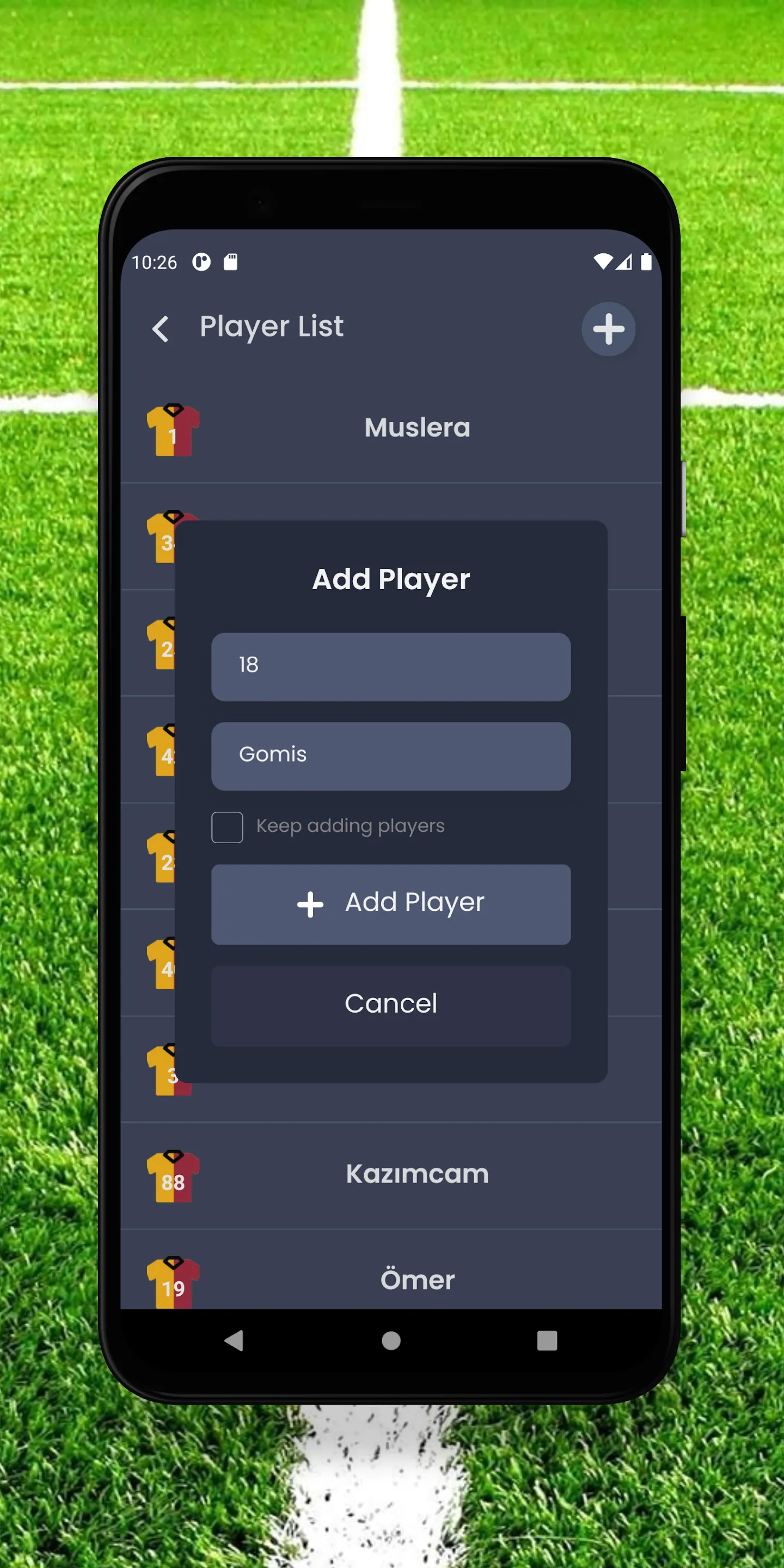 Lineupper - Lineup Builder | Indus Appstore | Screenshot