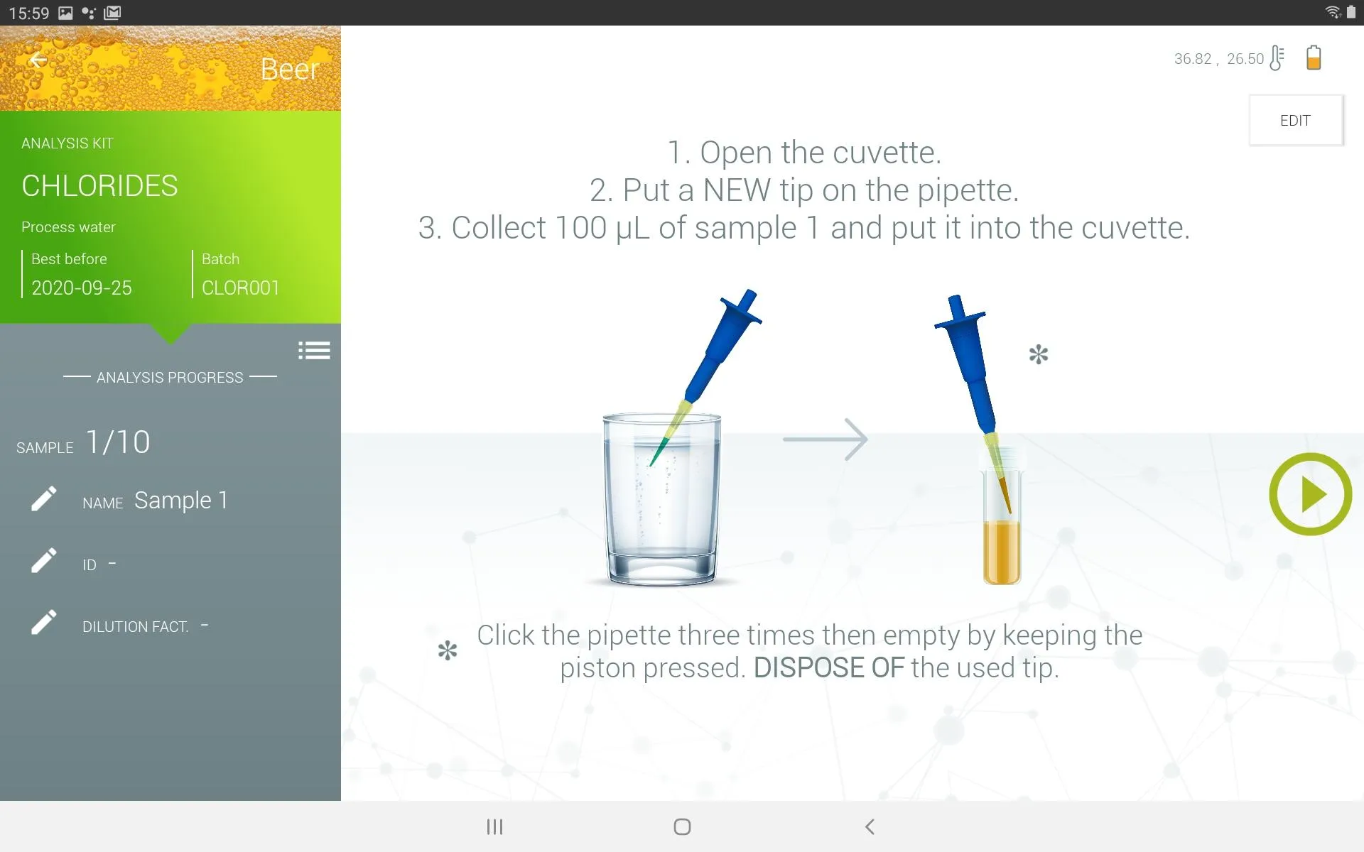 SMΔRT ANALYSIS Beer | Indus Appstore | Screenshot