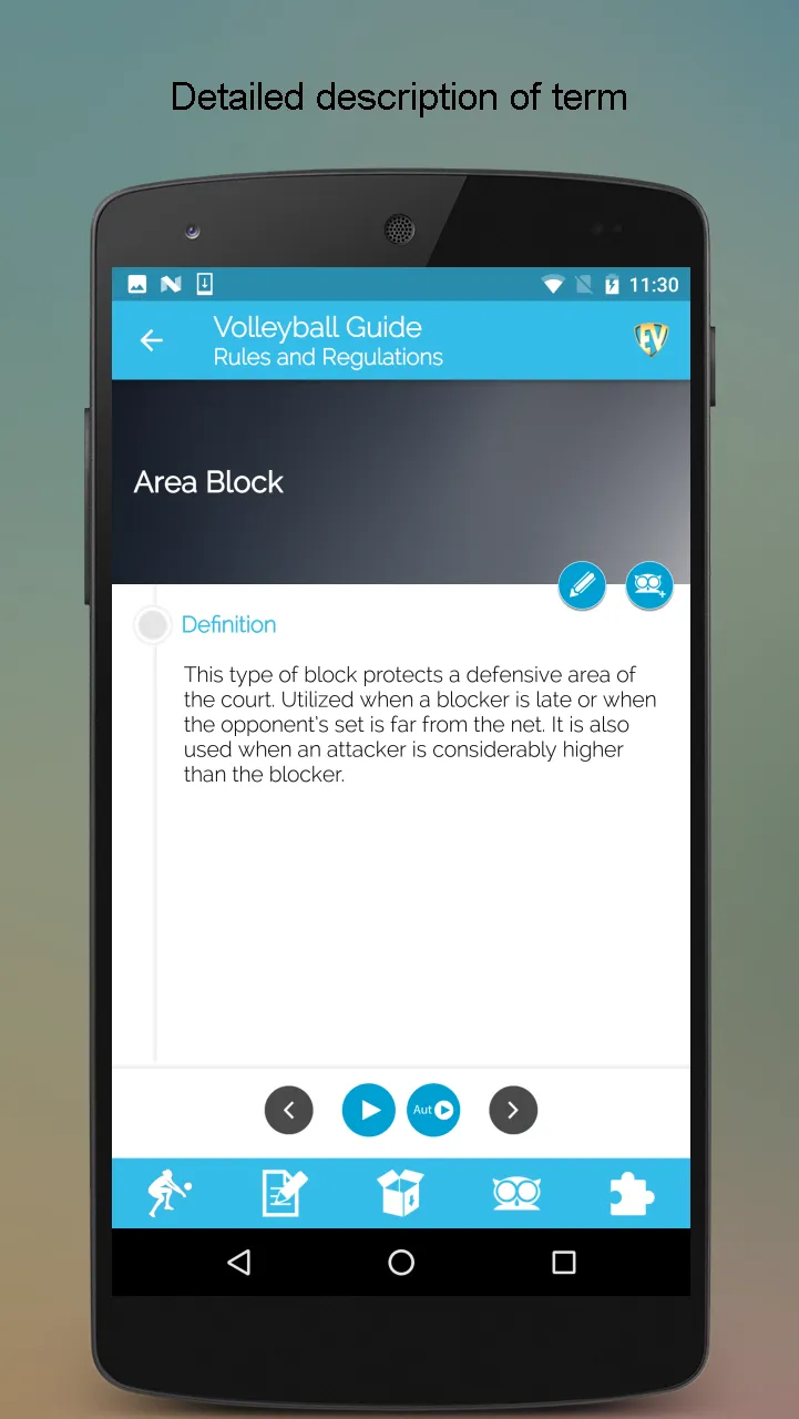 Volleyball Dictionary | Indus Appstore | Screenshot