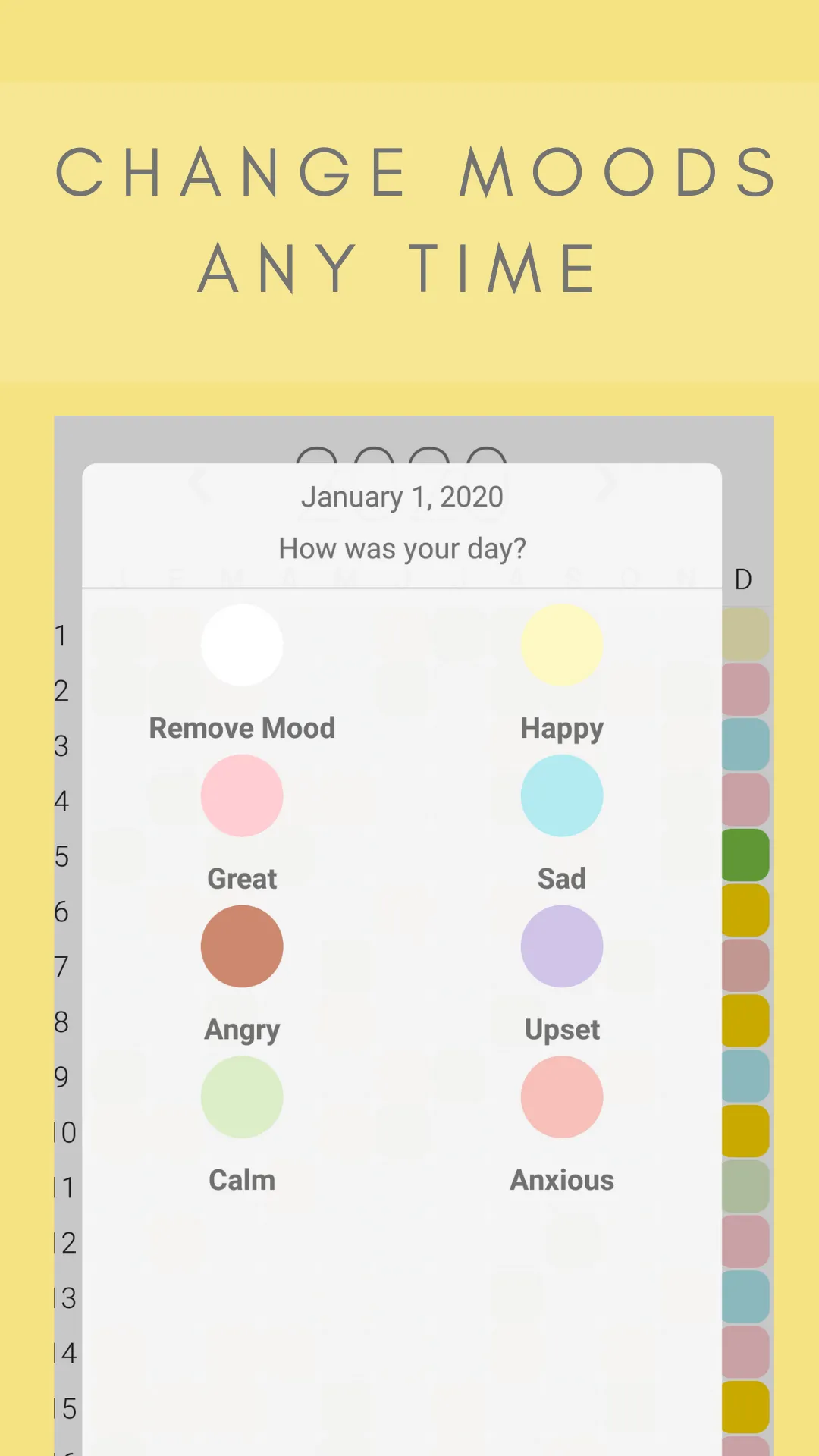 Color My Day - Year In Pixels  | Indus Appstore | Screenshot