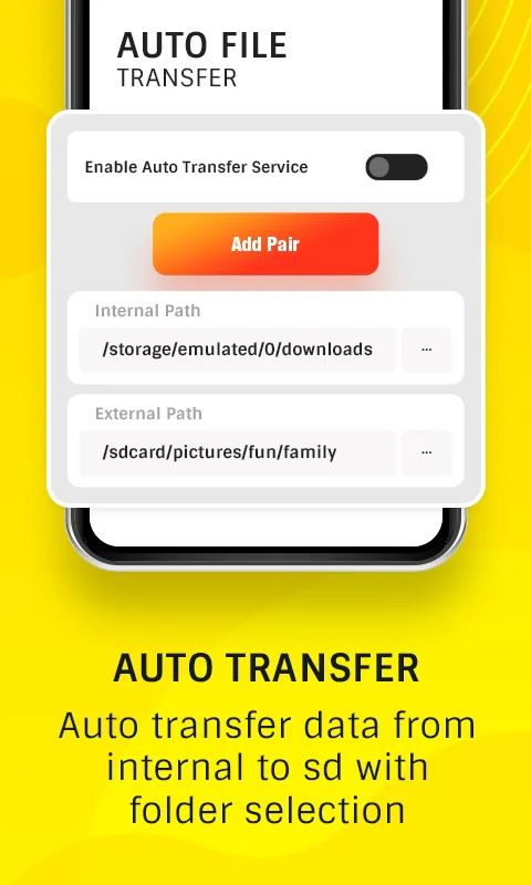 Auto Transfer:Phone To Sd Card | Indus Appstore | Screenshot