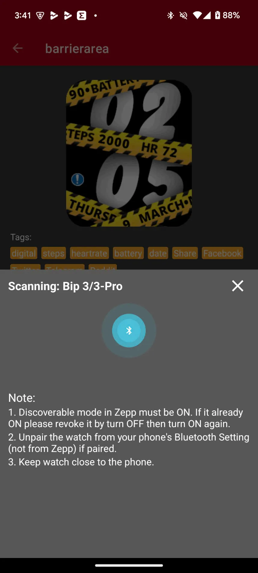 Bip Watchface Collection | Indus Appstore | Screenshot