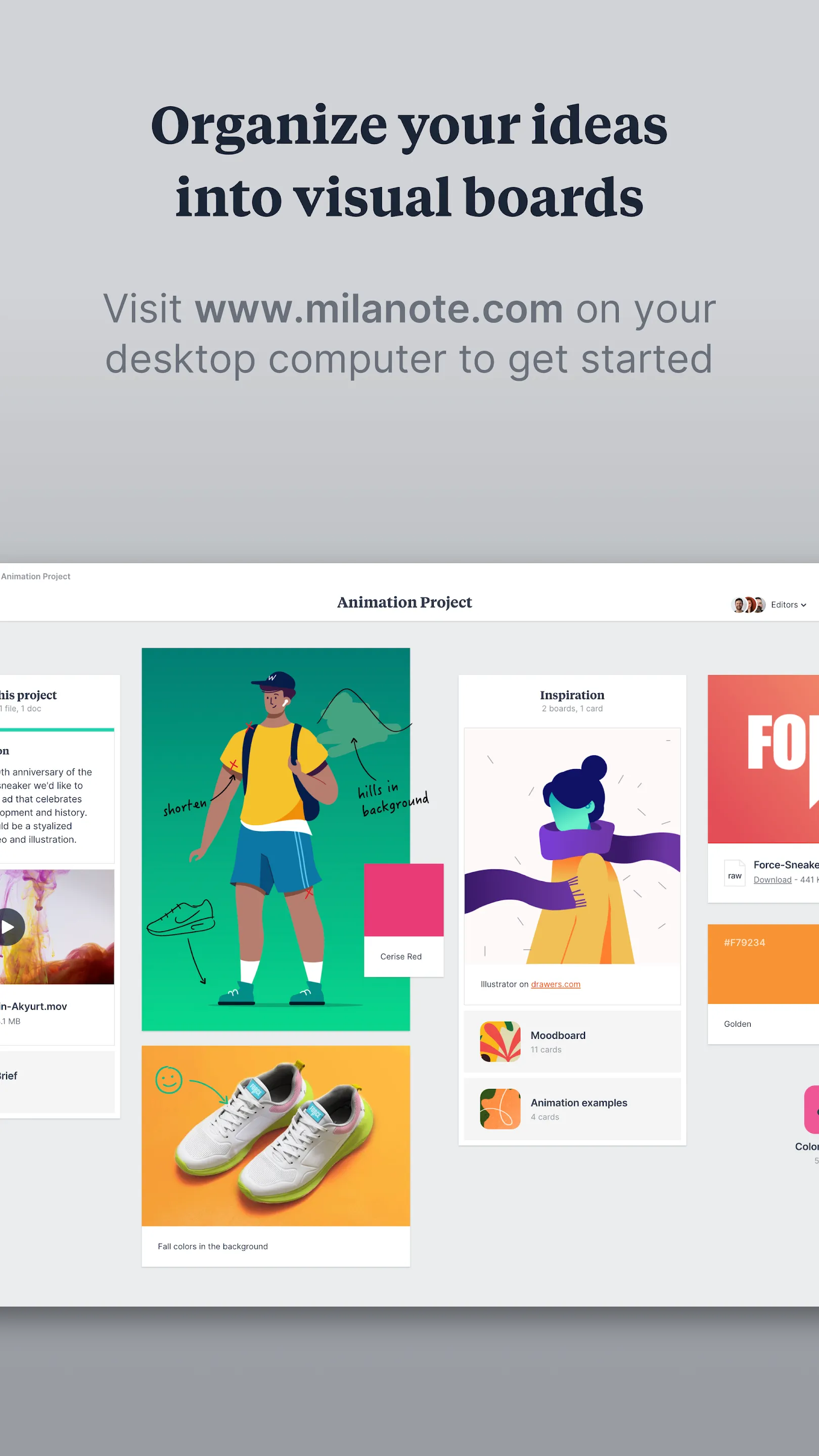 Milanote | Indus Appstore | Screenshot