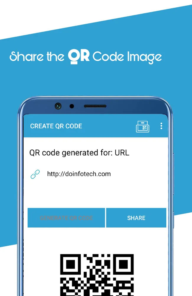 QuickQR - QR Reader/Creator | Indus Appstore | Screenshot