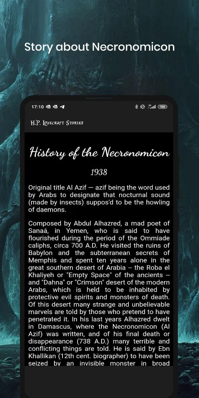 H.P. Lovecraft Stories | Indus Appstore | Screenshot