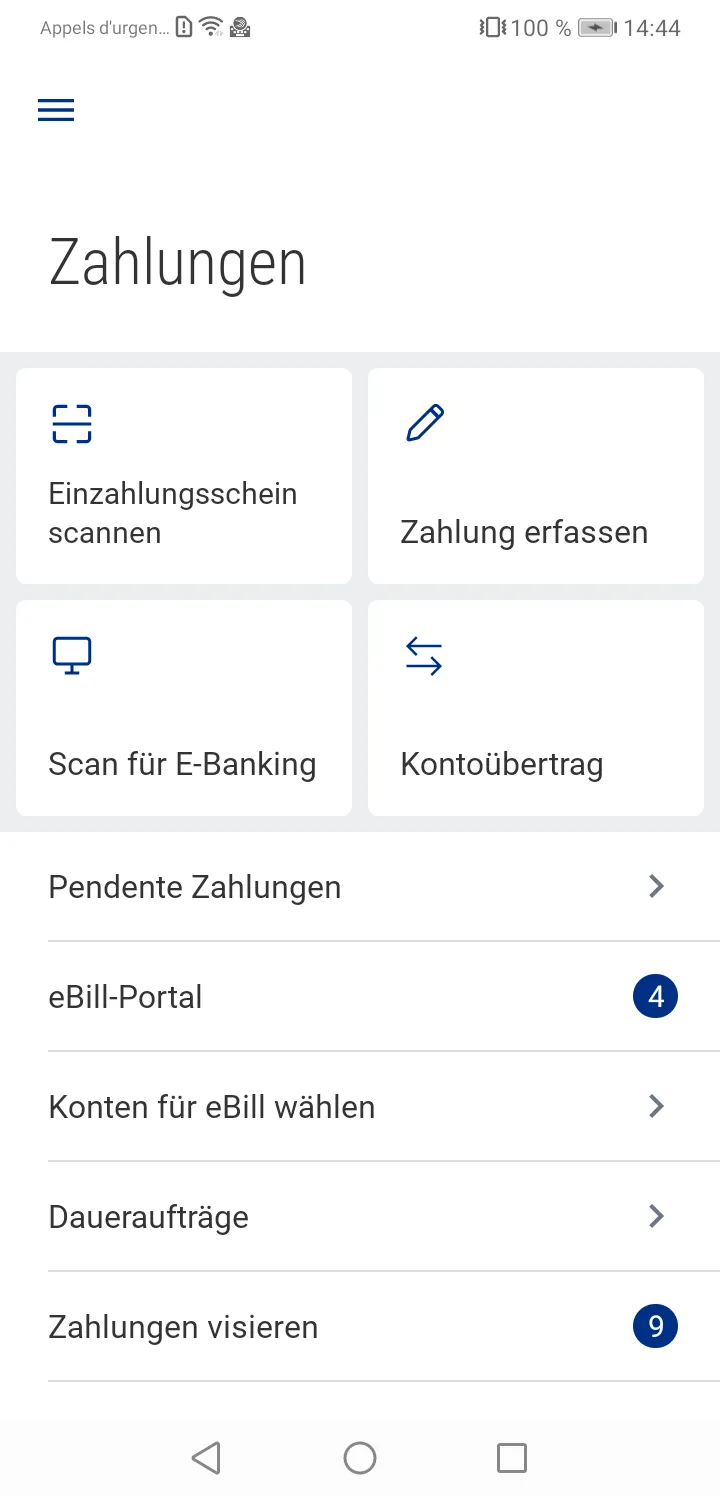 Spar+Leihkasse Riggisberg AG | Indus Appstore | Screenshot