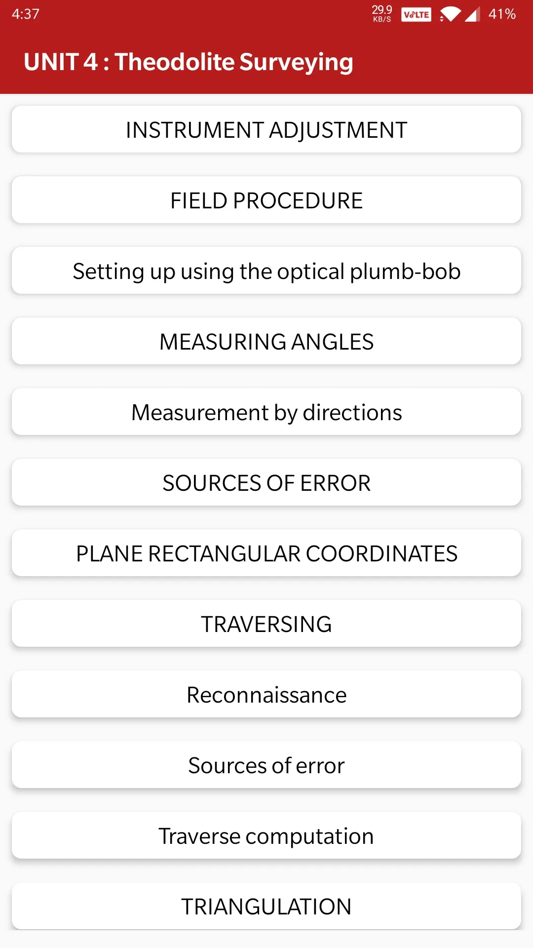 Surveying : Civil Engineering | Indus Appstore | Screenshot