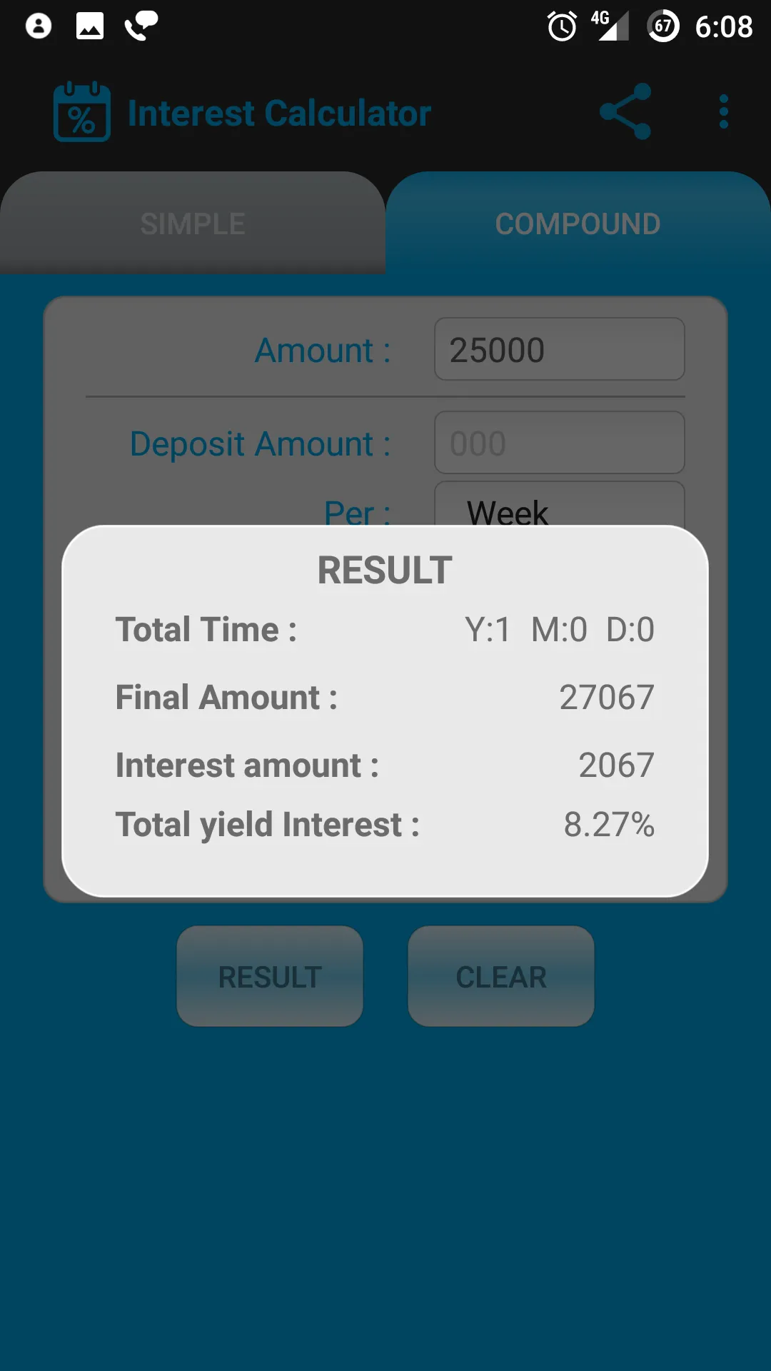 Interest Calculator | Indus Appstore | Screenshot