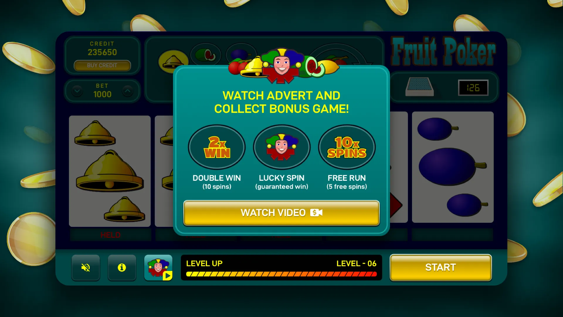 Fruit Poker Deluxe | Indus Appstore | Screenshot