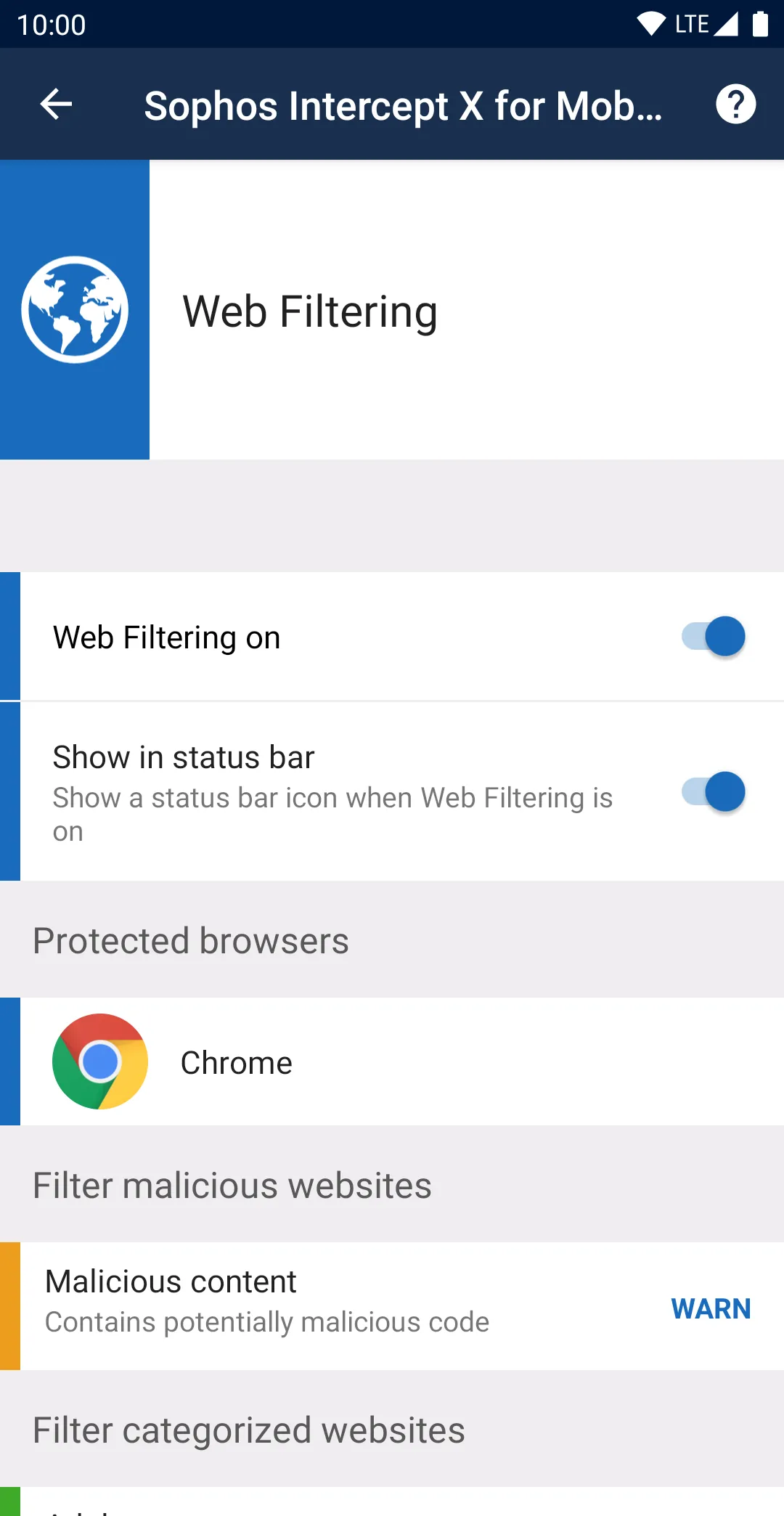 Sophos Intercept X for Mobile | Indus Appstore | Screenshot