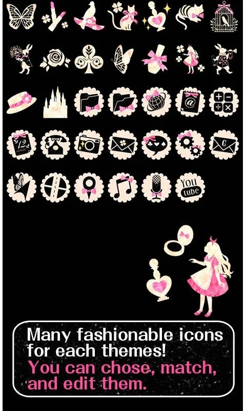 Girly Theme Beautiful Alice | Indus Appstore | Screenshot