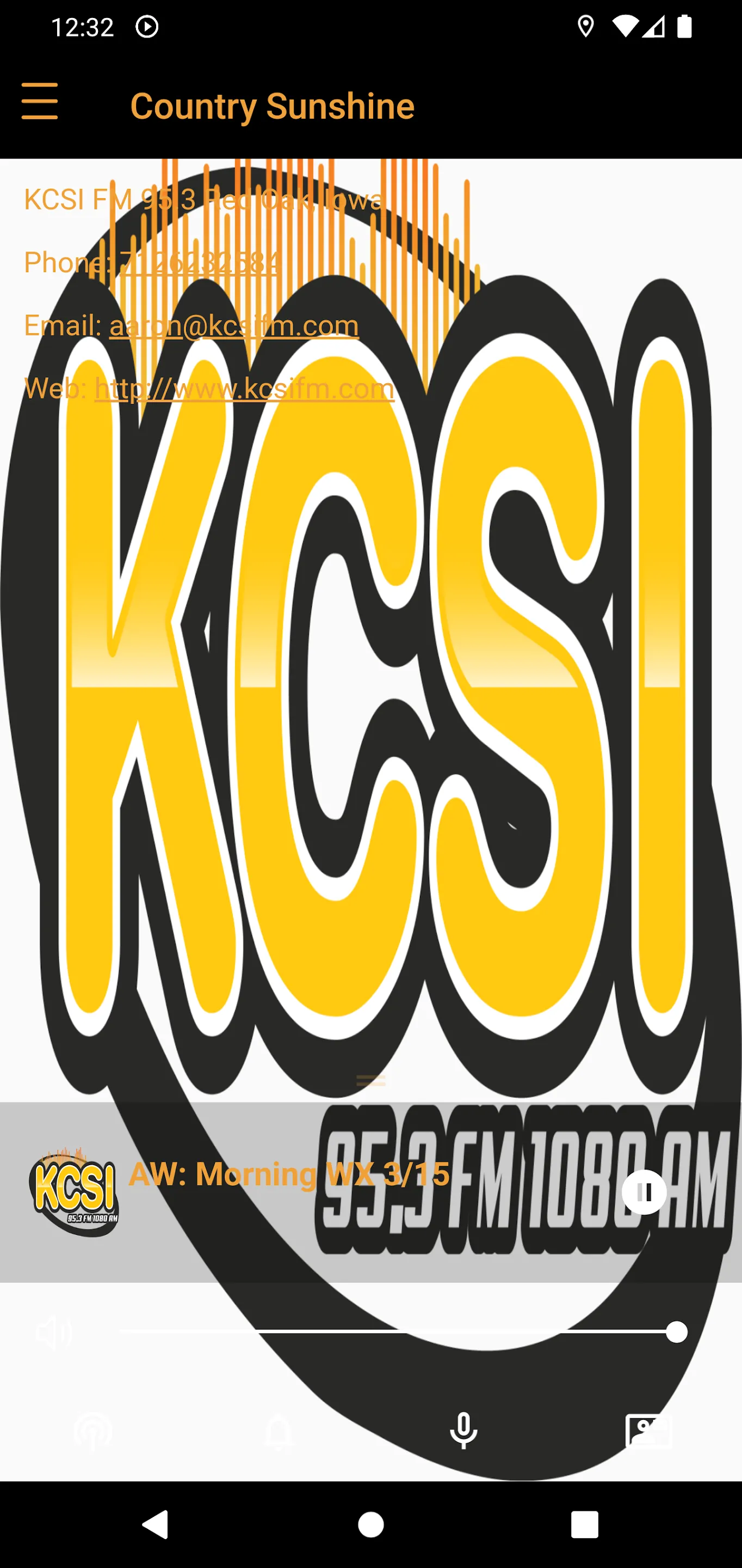 KCSI Radio | Indus Appstore | Screenshot