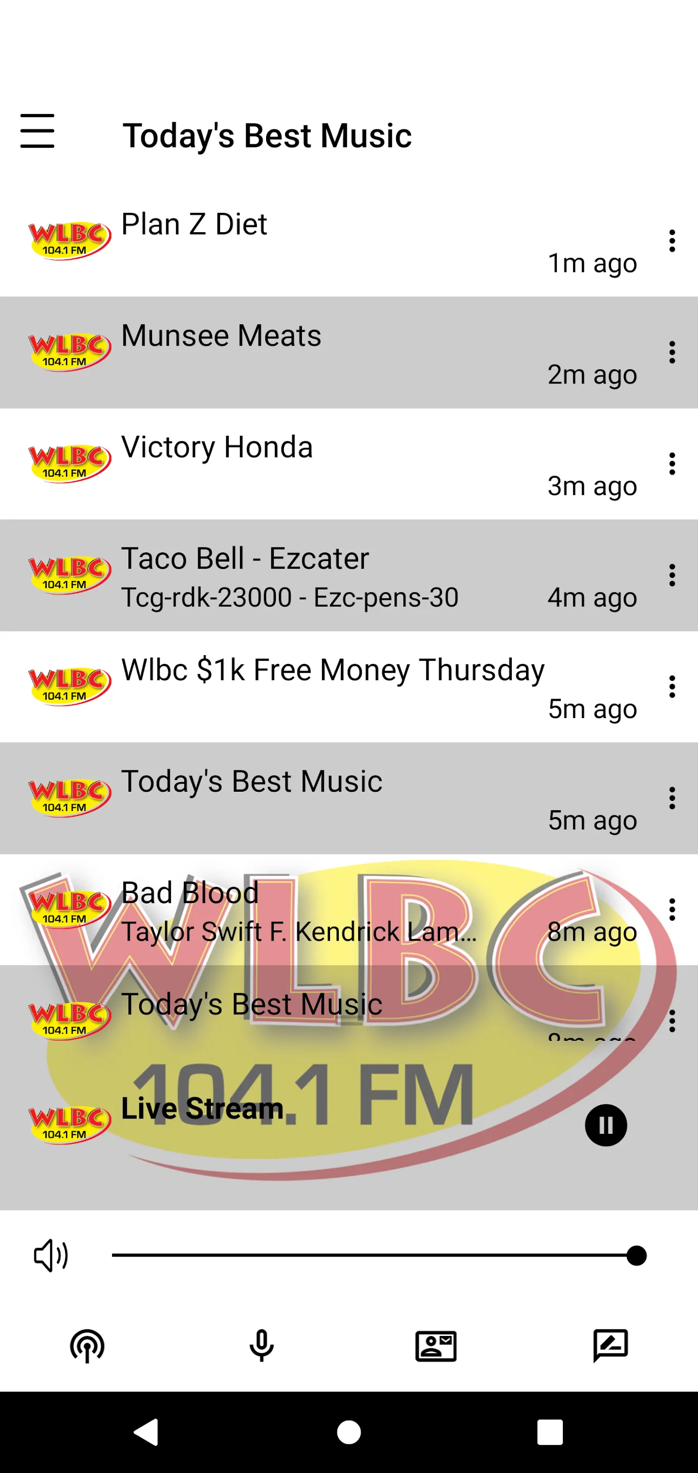 104.1 WLBC | Indus Appstore | Screenshot