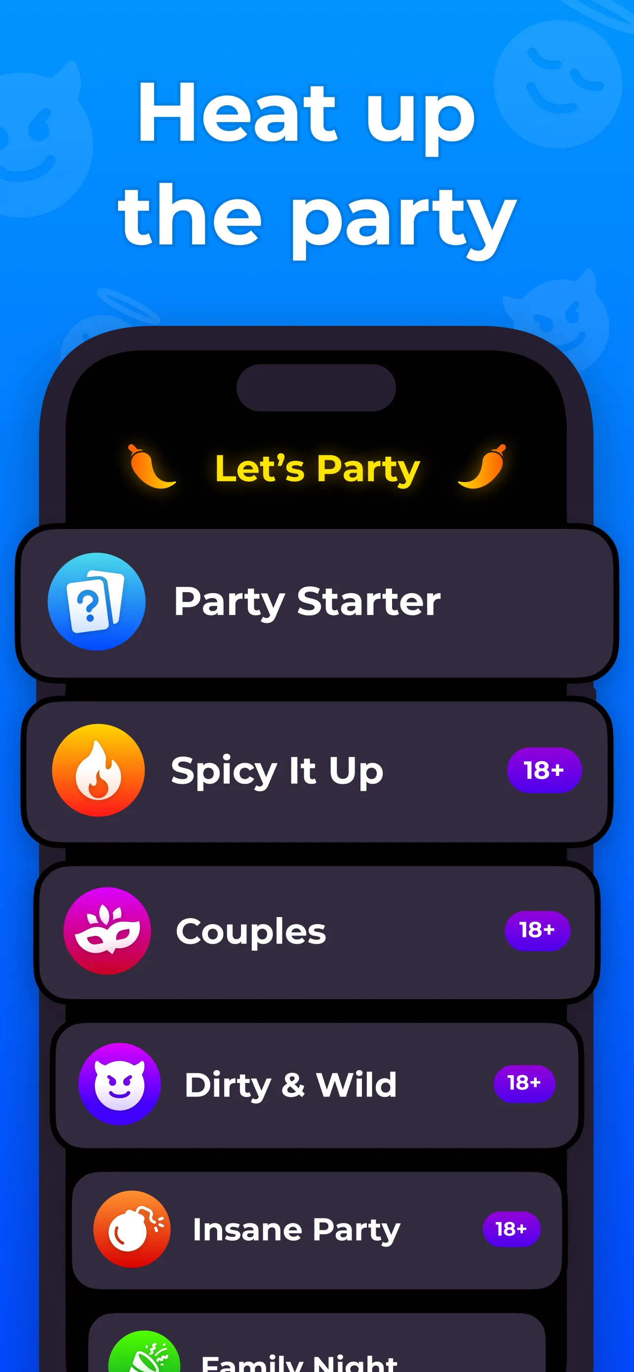 Truth or Dare - Spicy and Evil | Indus Appstore | Screenshot