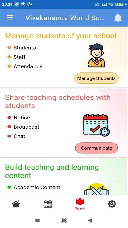 Vivekananda World School | Indus Appstore | Screenshot