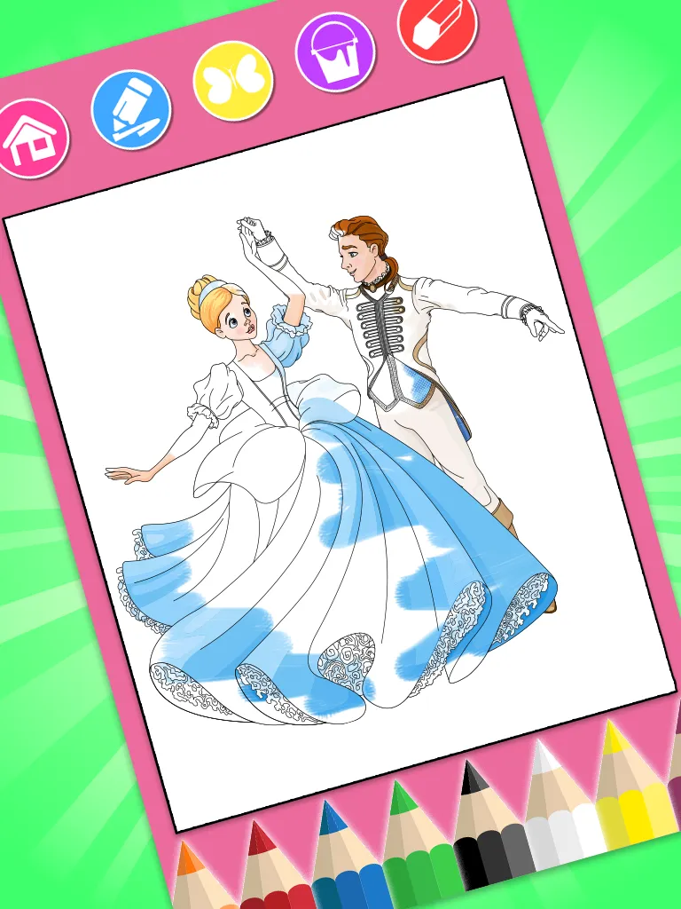 Princess Coloring Book 3 | Indus Appstore | Screenshot