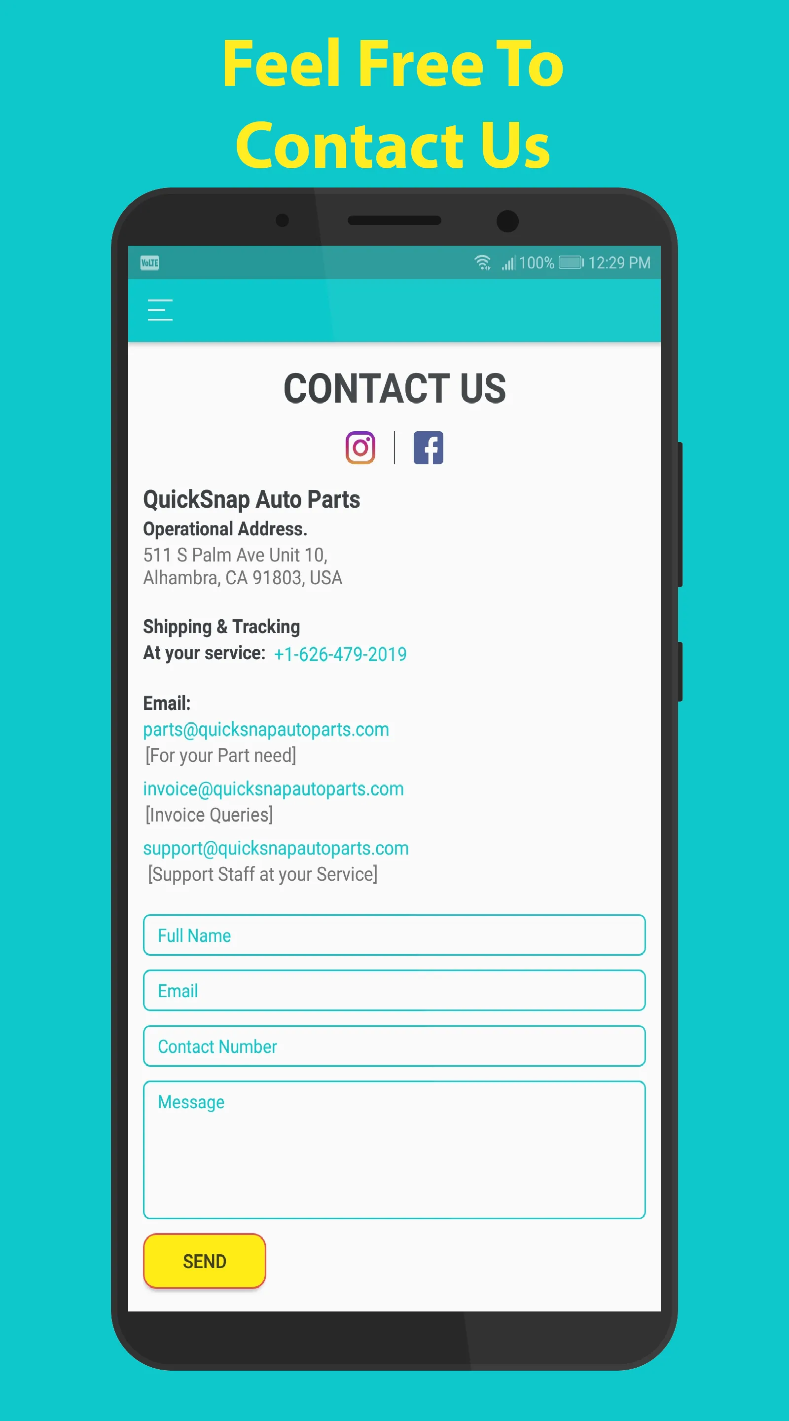 Auto Parts USA - QuickSnap | Indus Appstore | Screenshot