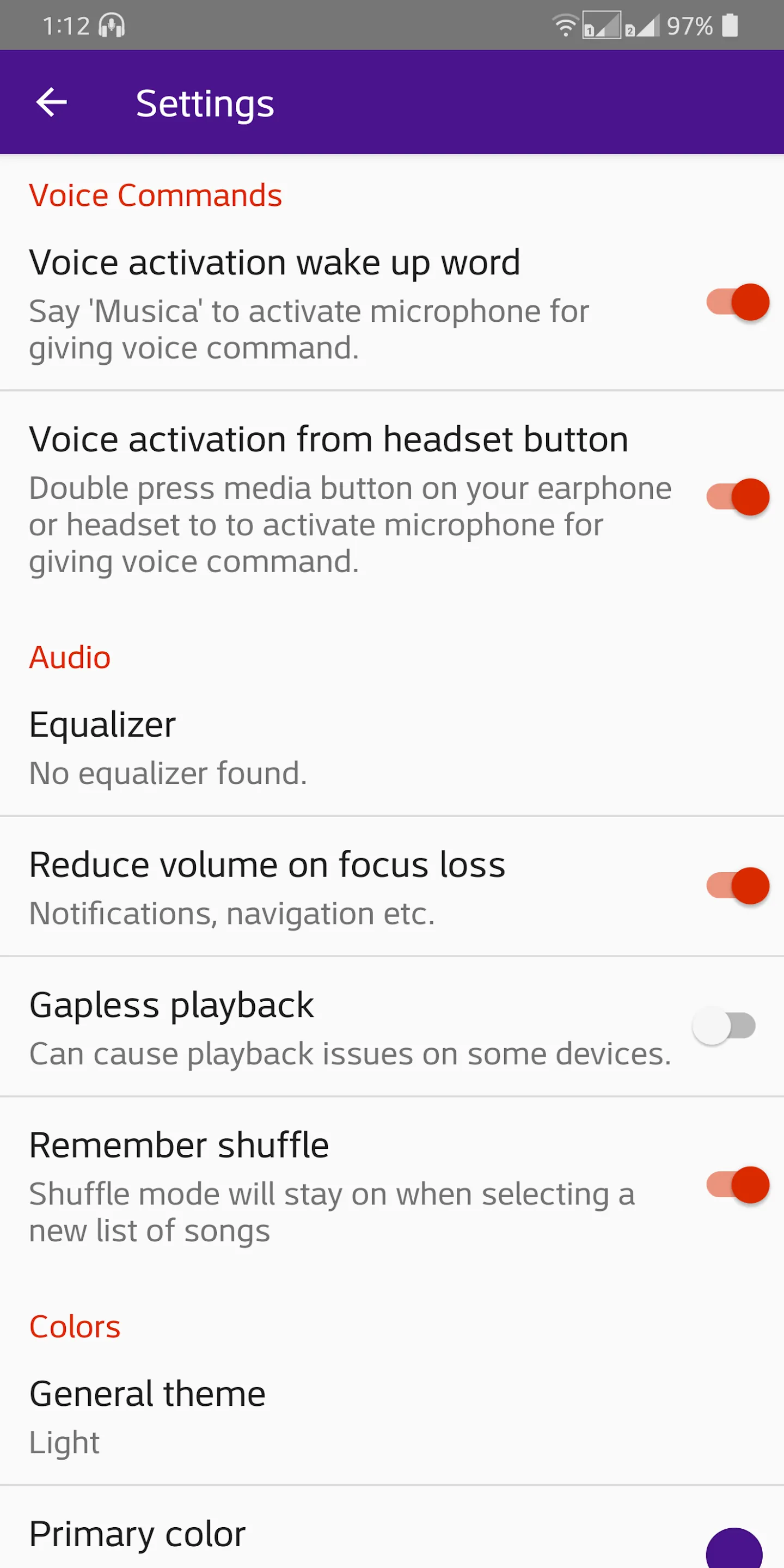 Musica Voice Control Player | Indus Appstore | Screenshot