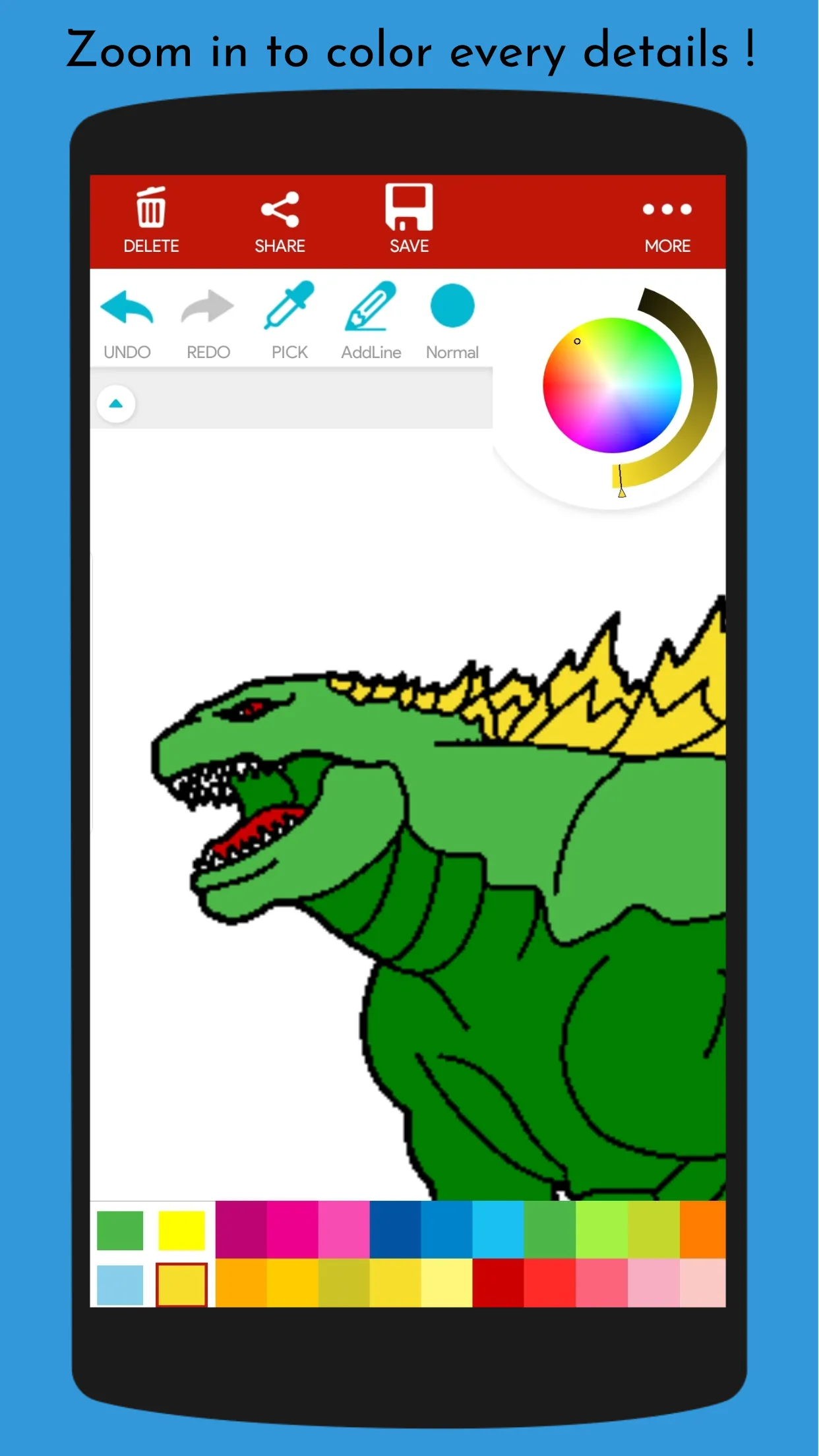 Monster Kaiju Coloring Book | Indus Appstore | Screenshot