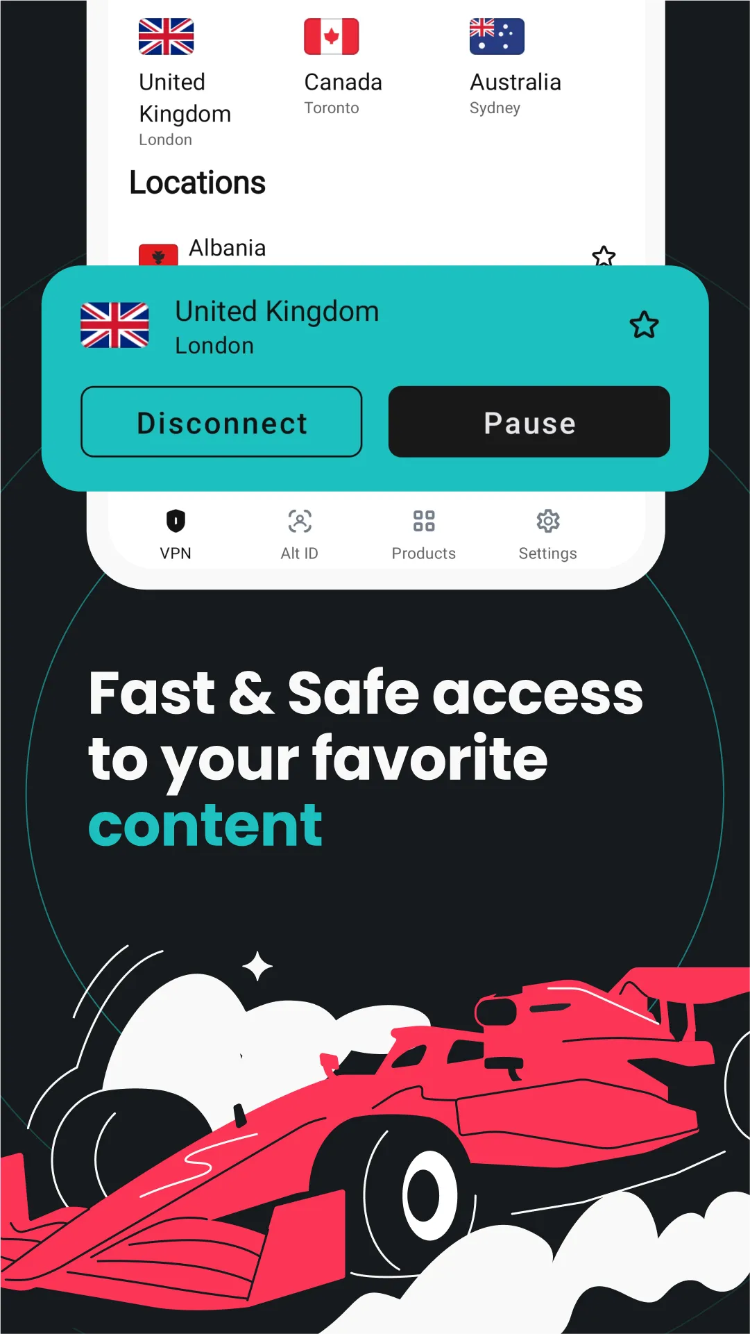 Surfshark: Secure VPN service | Indus Appstore | Screenshot