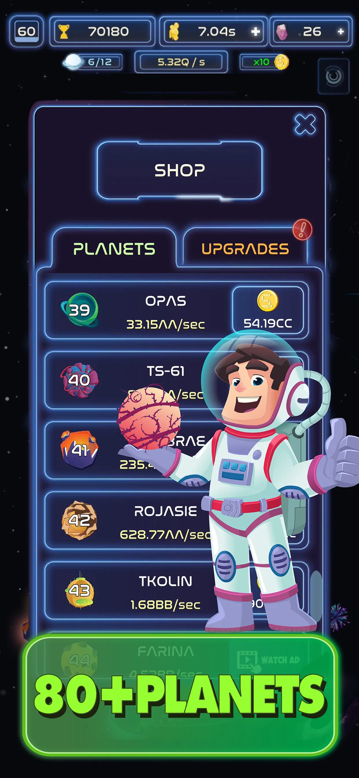 Space Merge: Cosmic Idle Game | Indus Appstore | Screenshot