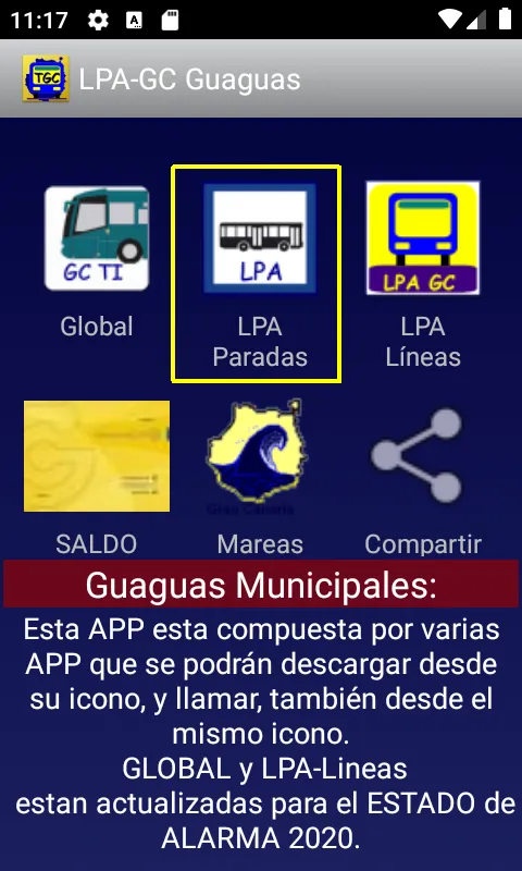 TGC Guaguas LPA Lanzador | Indus Appstore | Screenshot