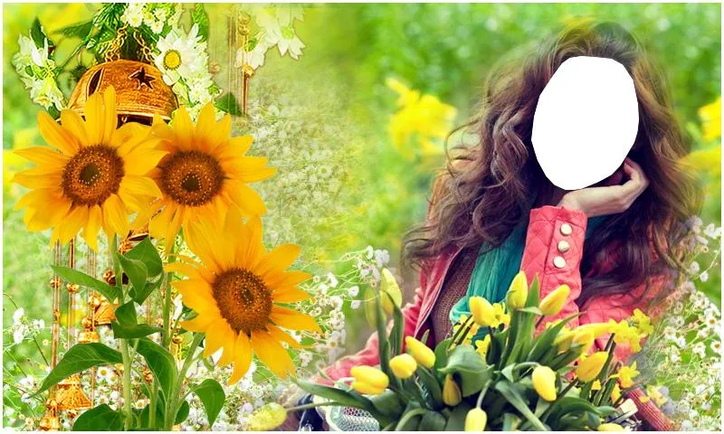 Women With Flowers Photo Pics | Indus Appstore | Screenshot