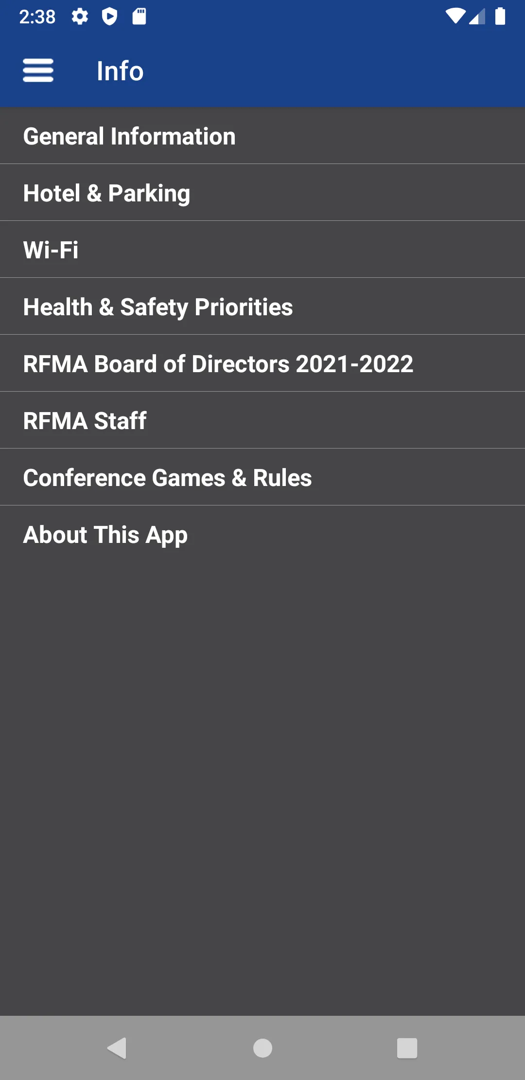 RFMA Annual Conference | Indus Appstore | Screenshot