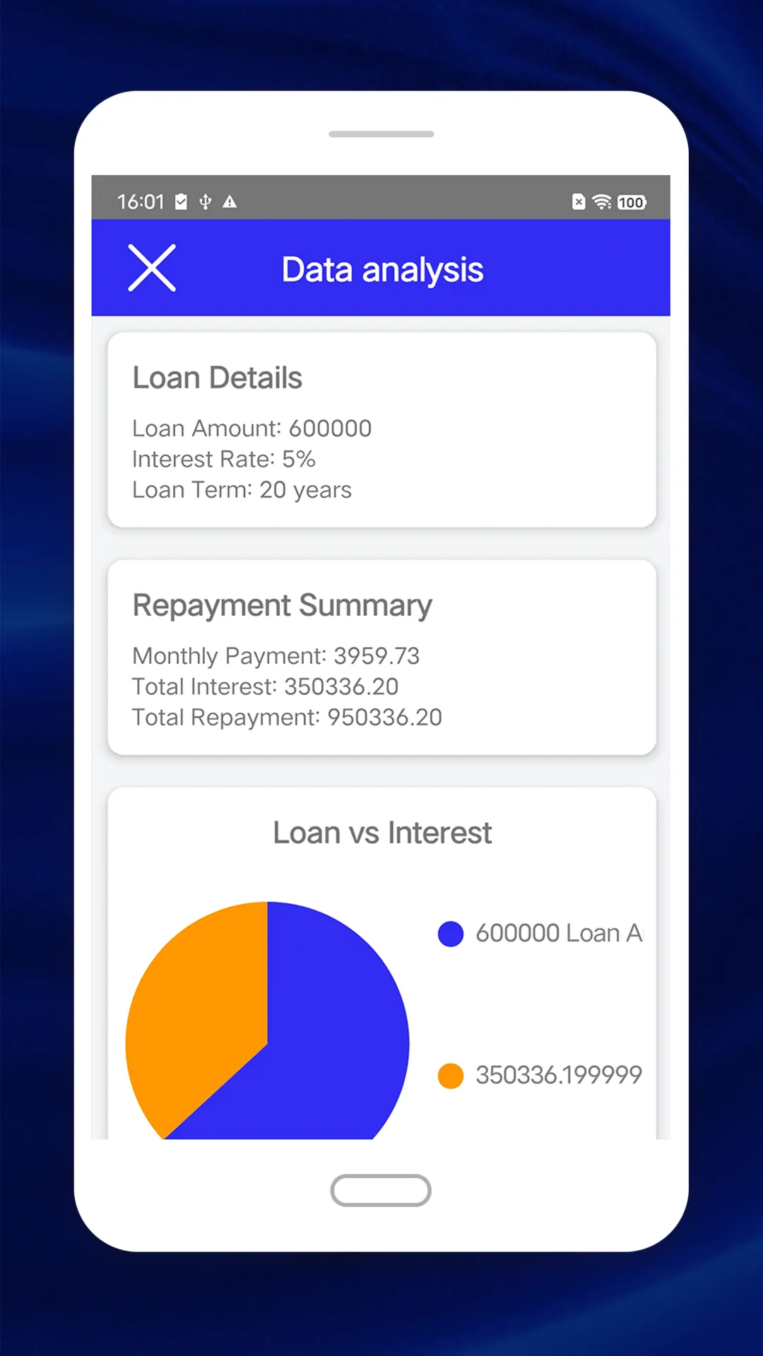 Wise Loan: EMI Loan Calc | Indus Appstore | Screenshot