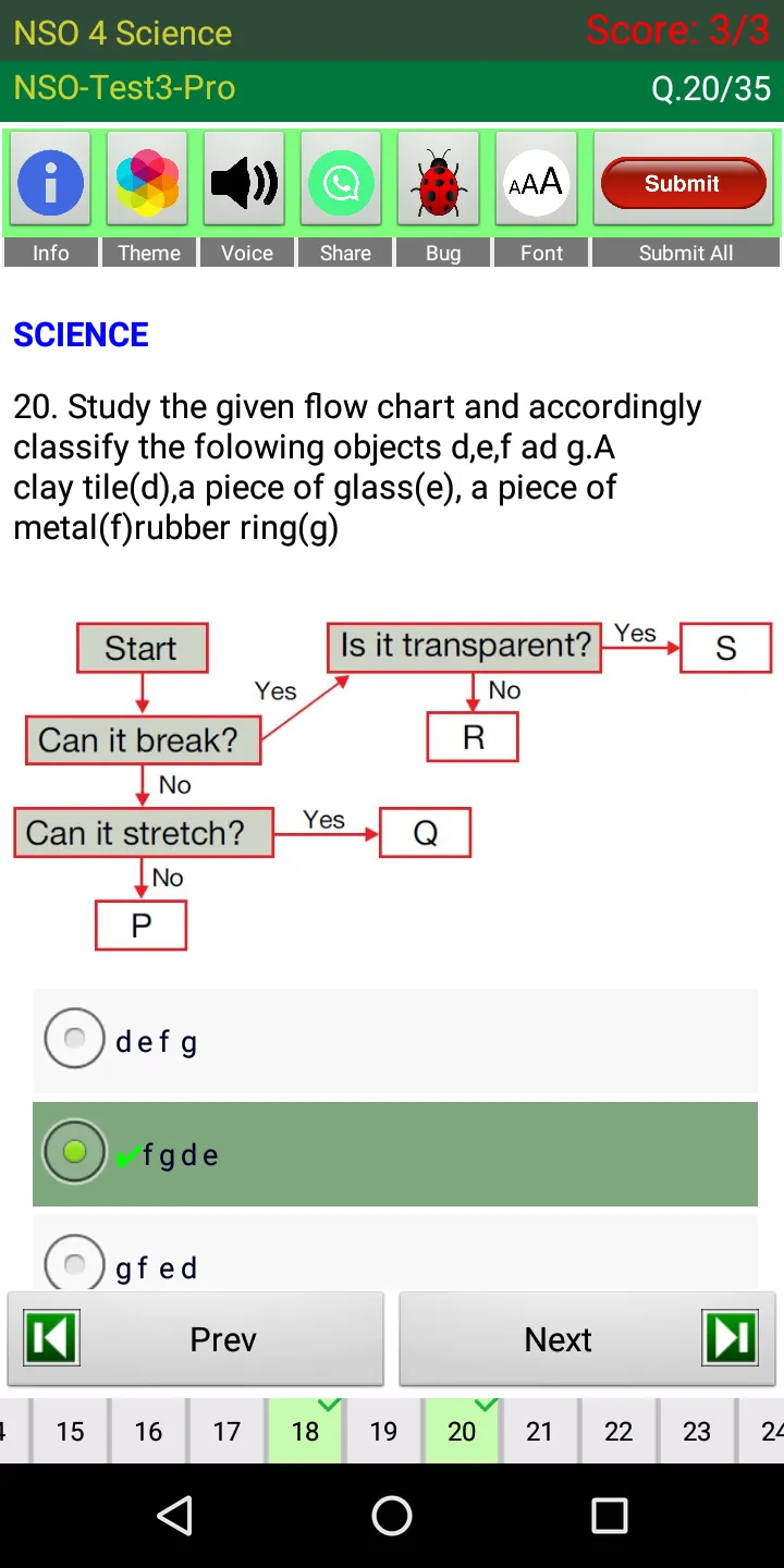 NSO 4 Science Olympiad | Indus Appstore | Screenshot