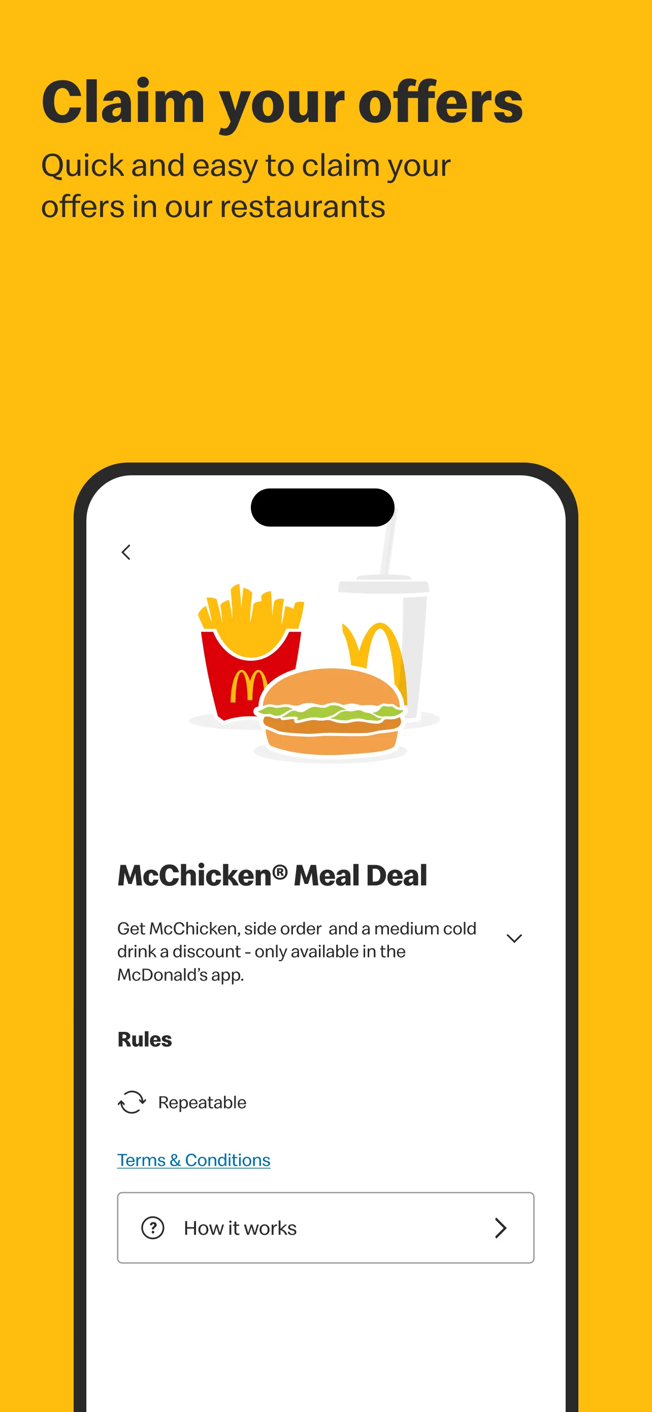 McDonald's | Indus Appstore | Screenshot