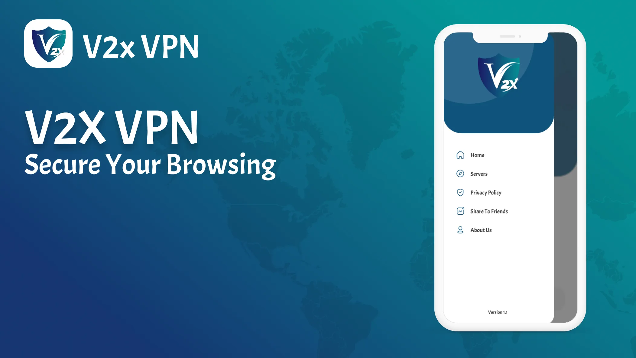 V2xVPN: Fast & Secure VPN | Indus Appstore | Screenshot