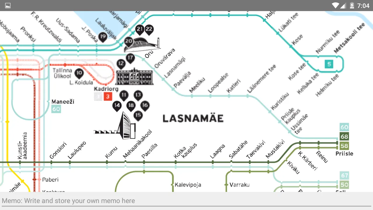 TALLINN BUS TRAM TROLLEY MAP | Indus Appstore | Screenshot