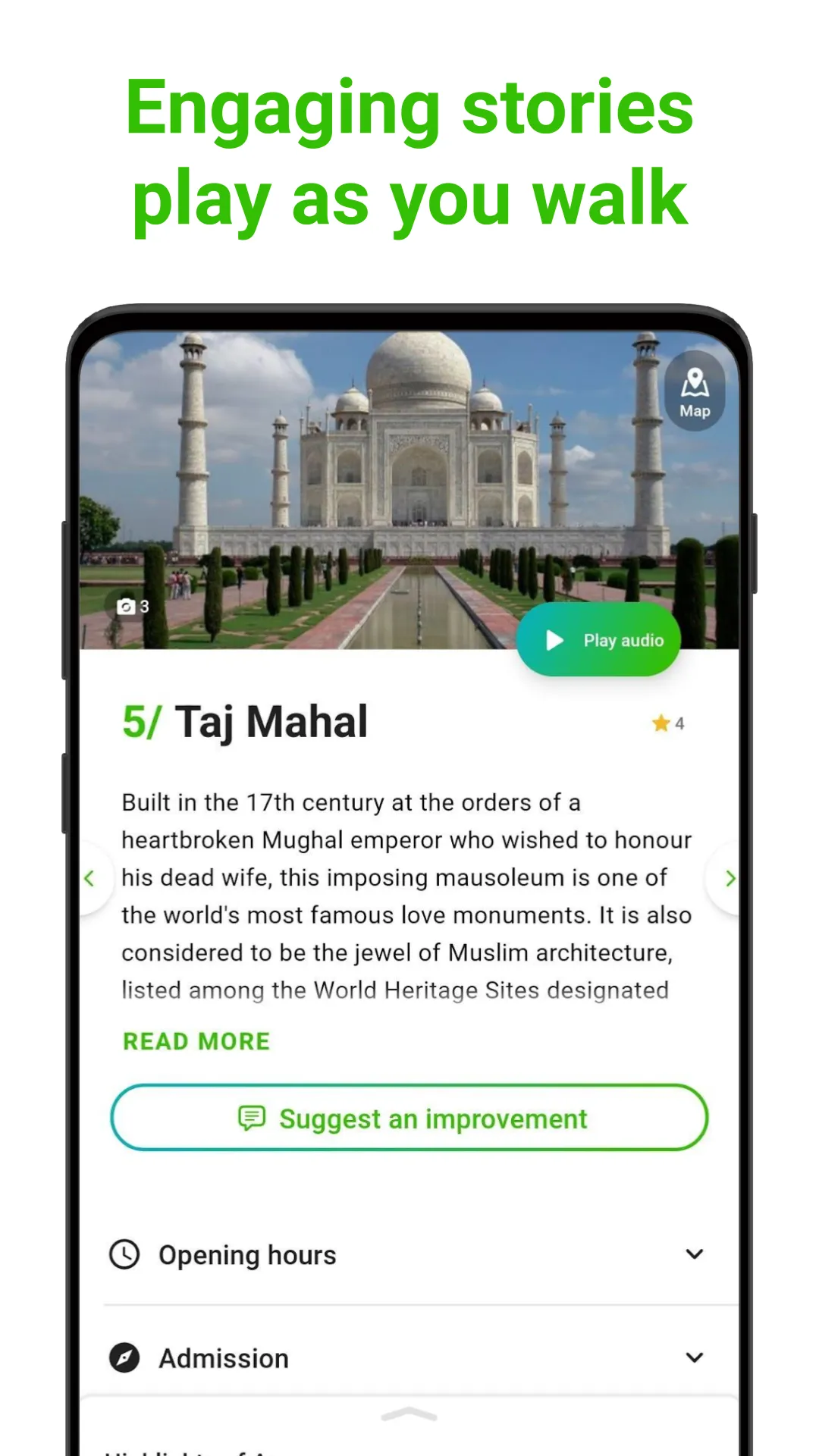 Agra Audio Guide by SmartGuide | Indus Appstore | Screenshot