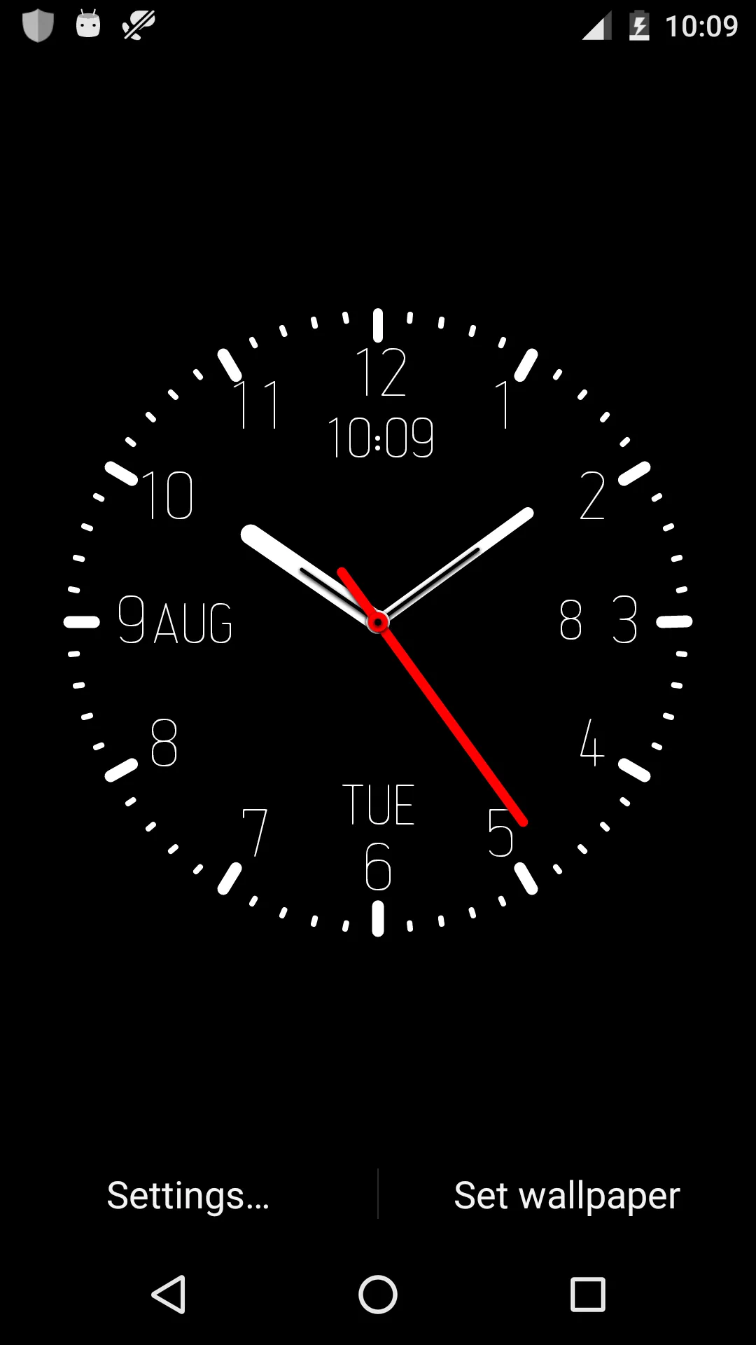 Clock Live Wallpaper | Indus Appstore | Screenshot