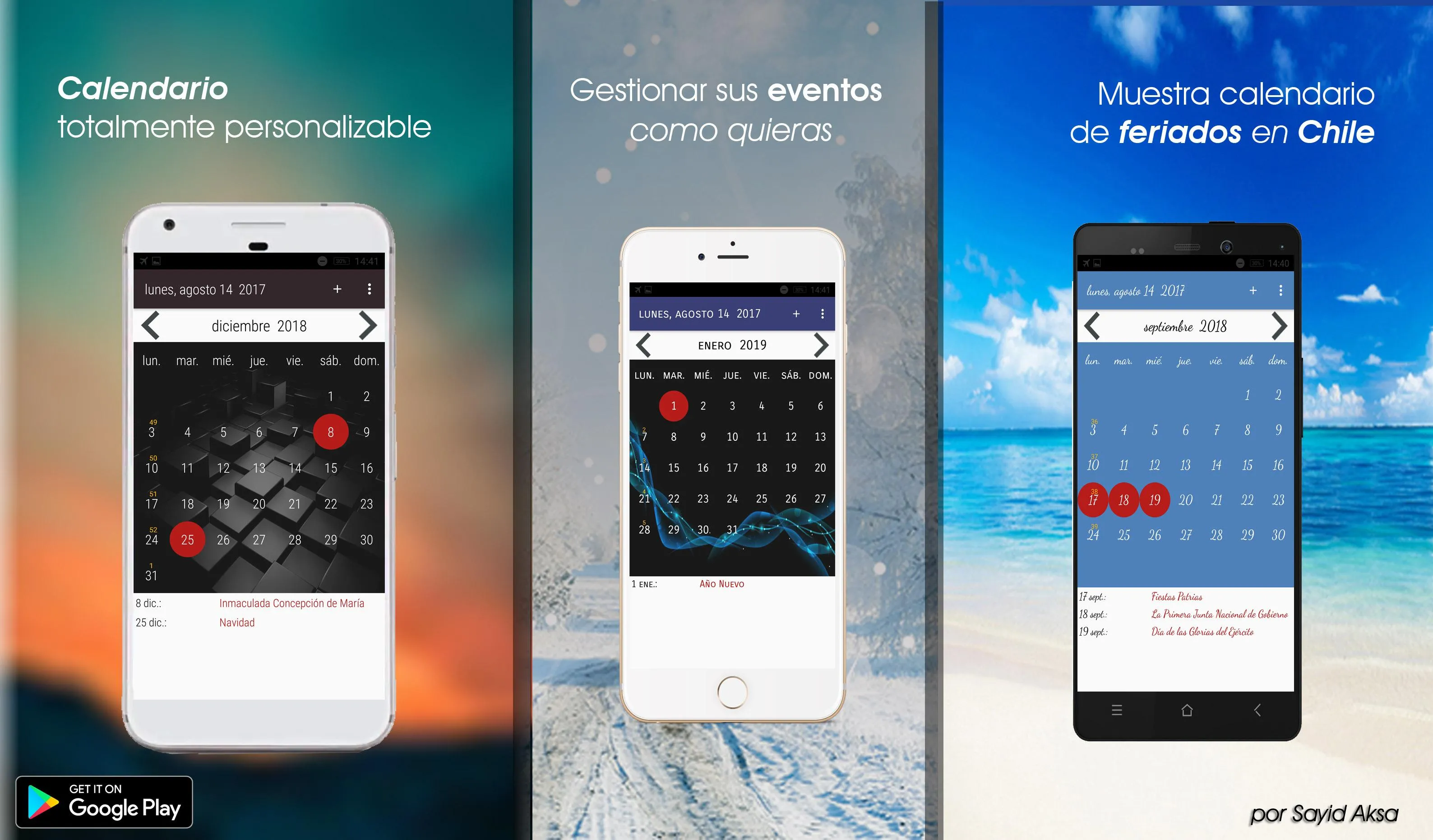 Calendario Chile | Indus Appstore | Screenshot