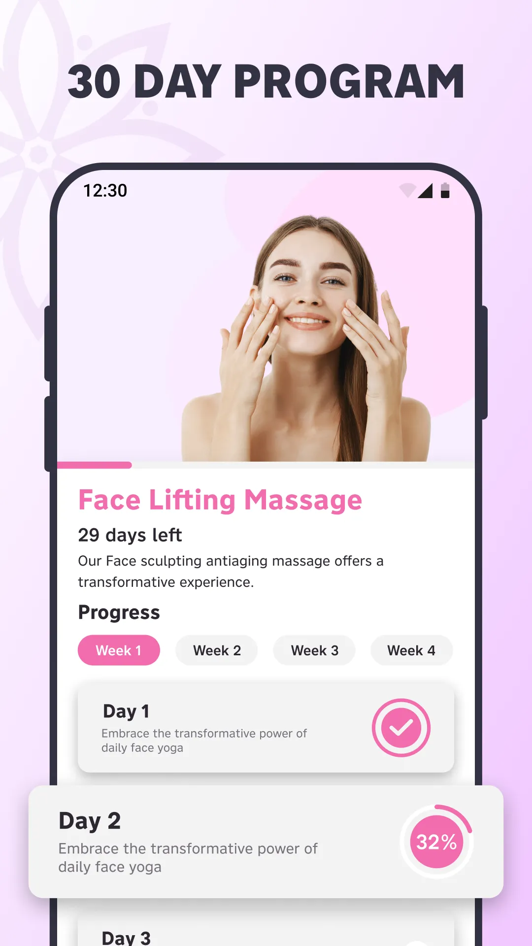 Face Yoga Exercise & Face Lift | Indus Appstore | Screenshot