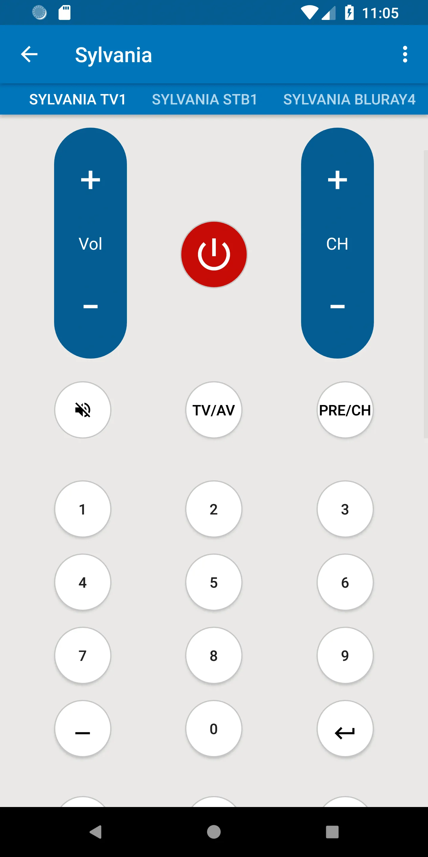 Universal Remote For Sylvania | Indus Appstore | Screenshot