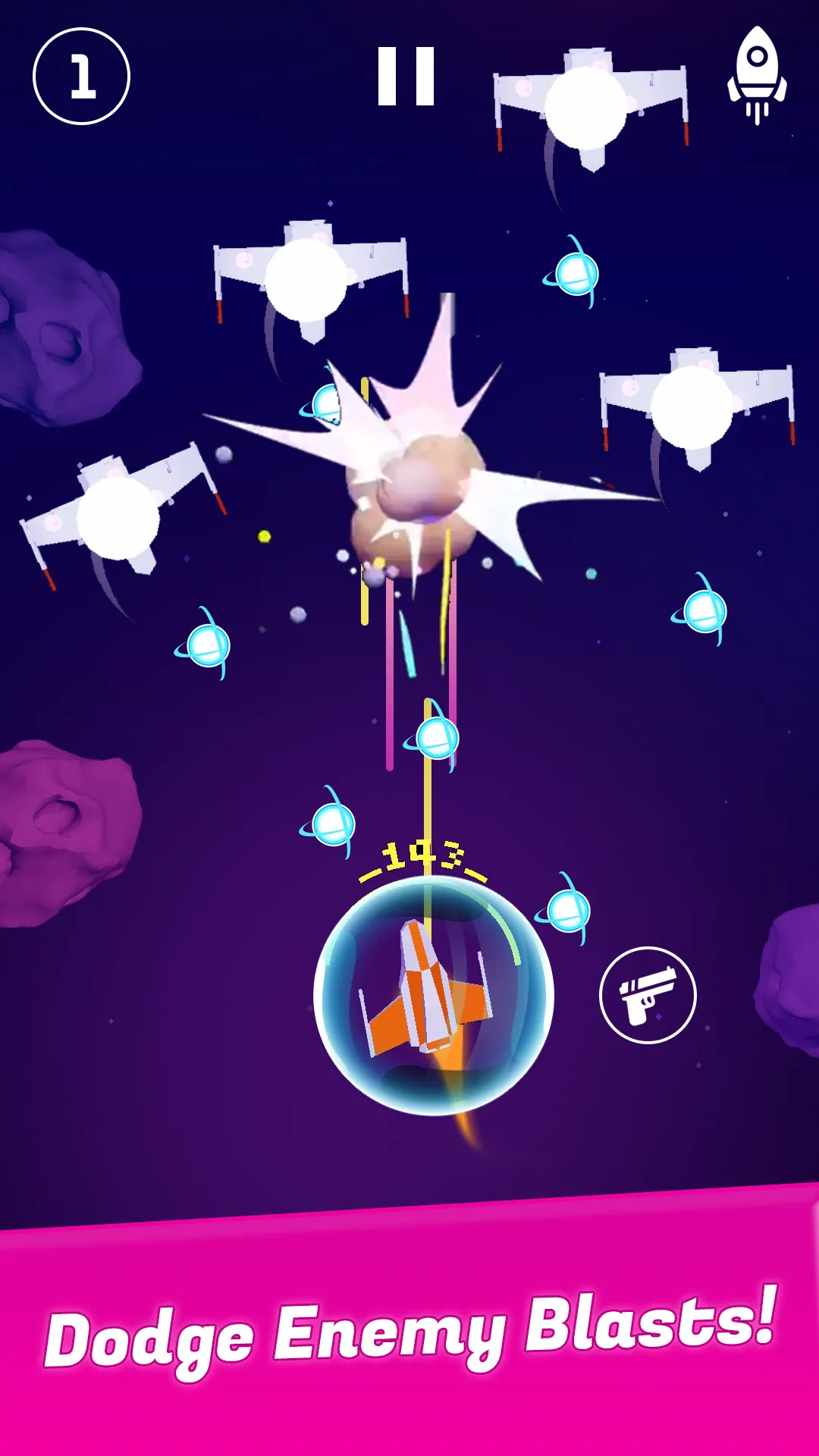 Deep Space Defender-SPACE WAR | Indus Appstore | Screenshot