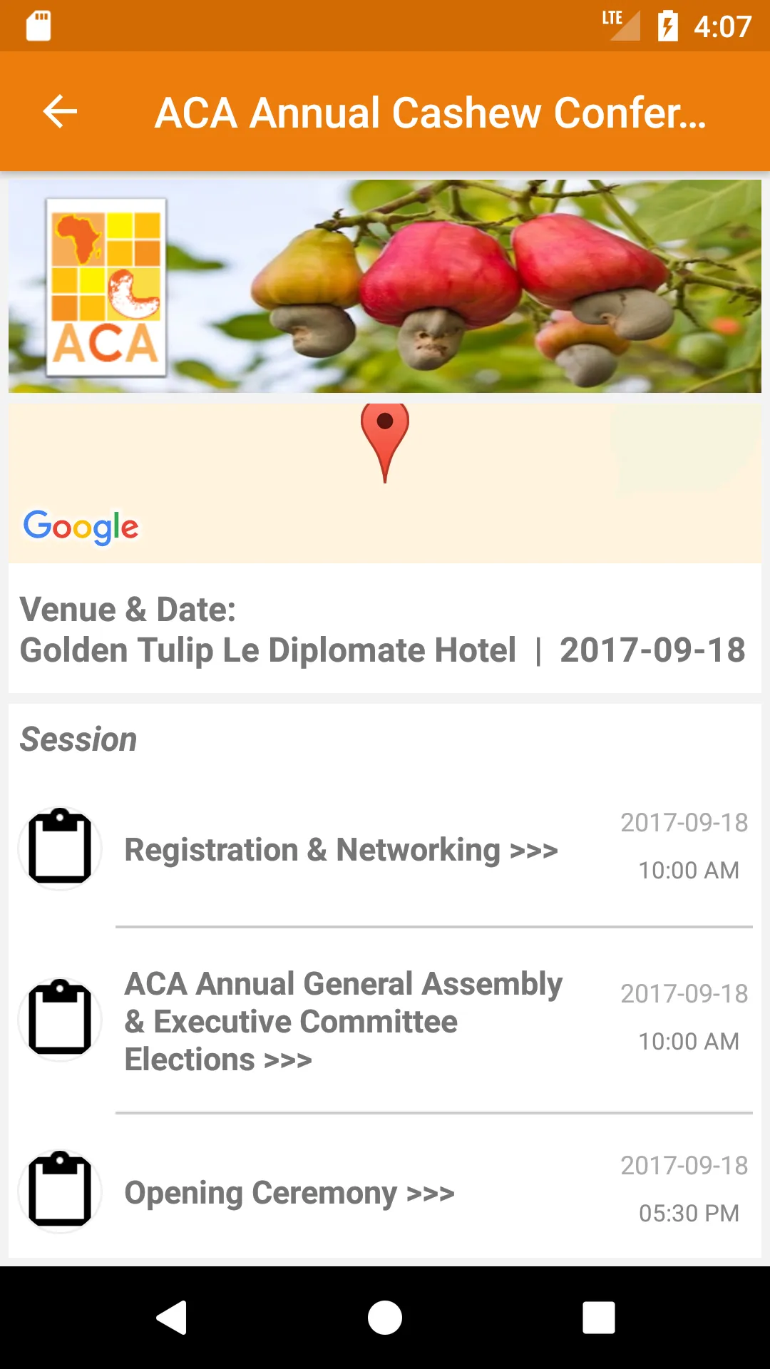ACA Cashew App | Indus Appstore | Screenshot
