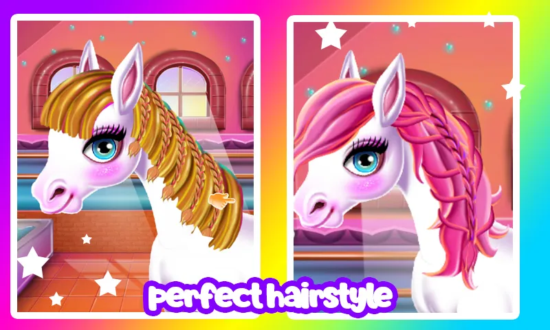 Rainbow Pony Hair Salon | Indus Appstore | Screenshot