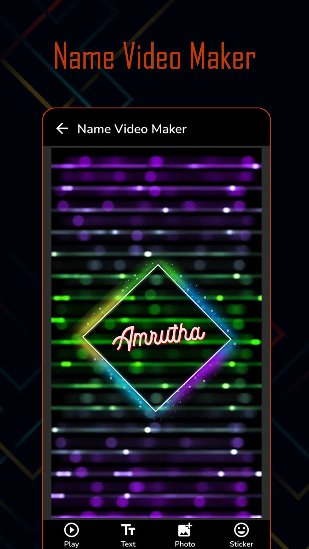 Name Video Maker | Indus Appstore | Screenshot