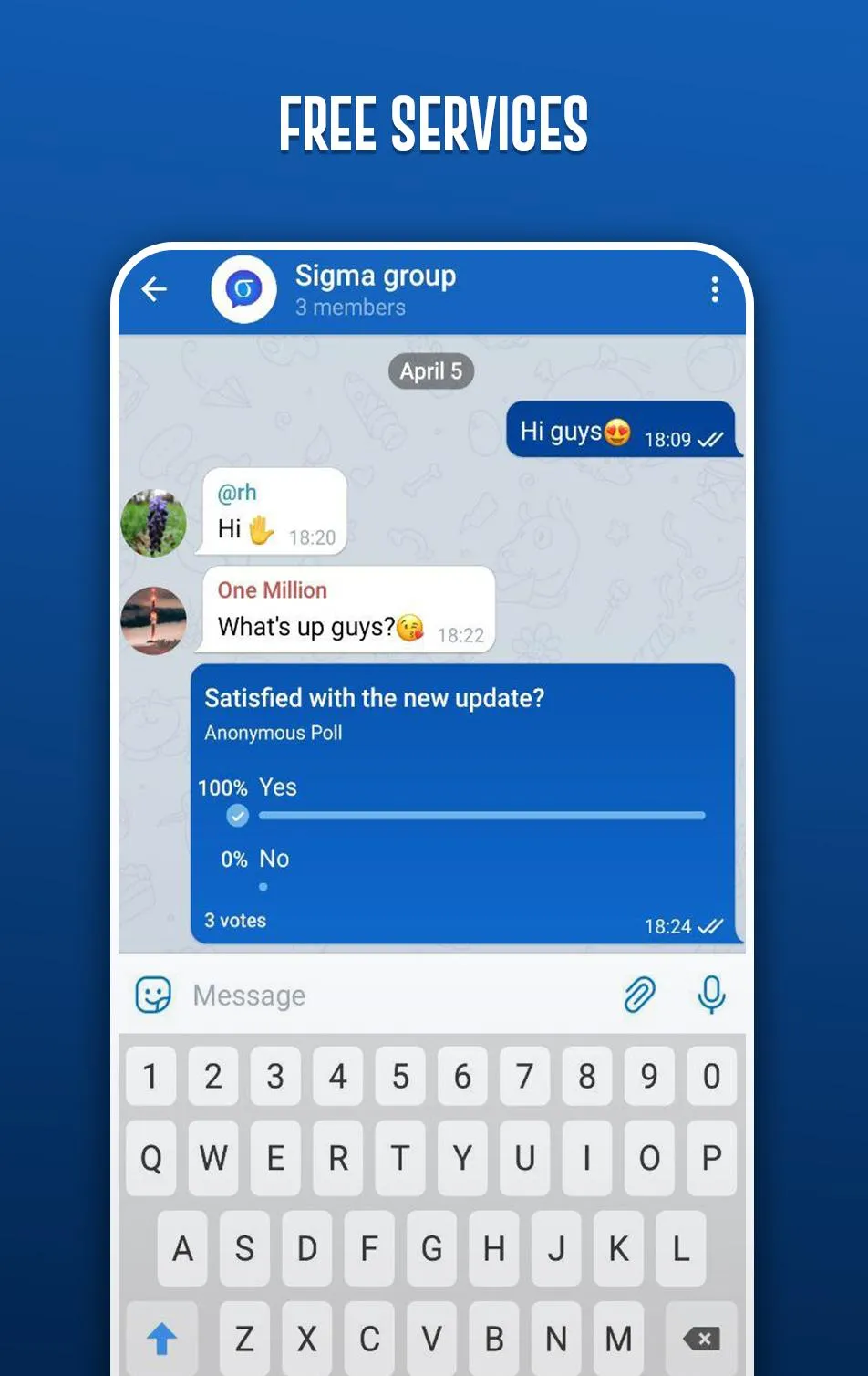 Sigma Messenger | Indus Appstore | Screenshot