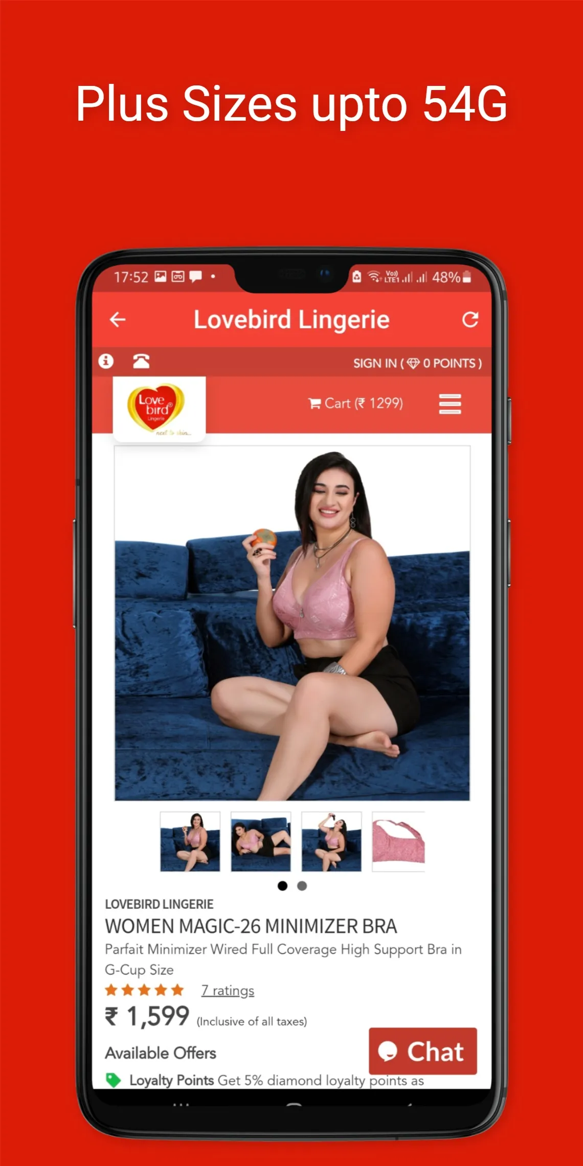 Lovebird Lingerie Buy Online | Indus Appstore | Screenshot