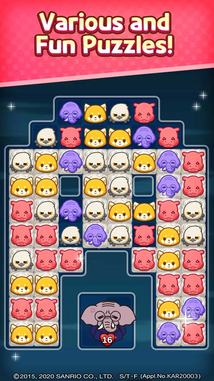 Aggretsuko : Match 3 Puzzle | Indus Appstore | Screenshot