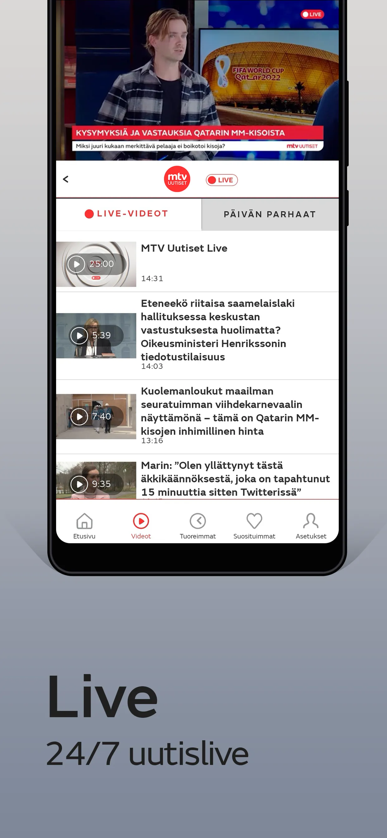 MTV Uutiset | Indus Appstore | Screenshot