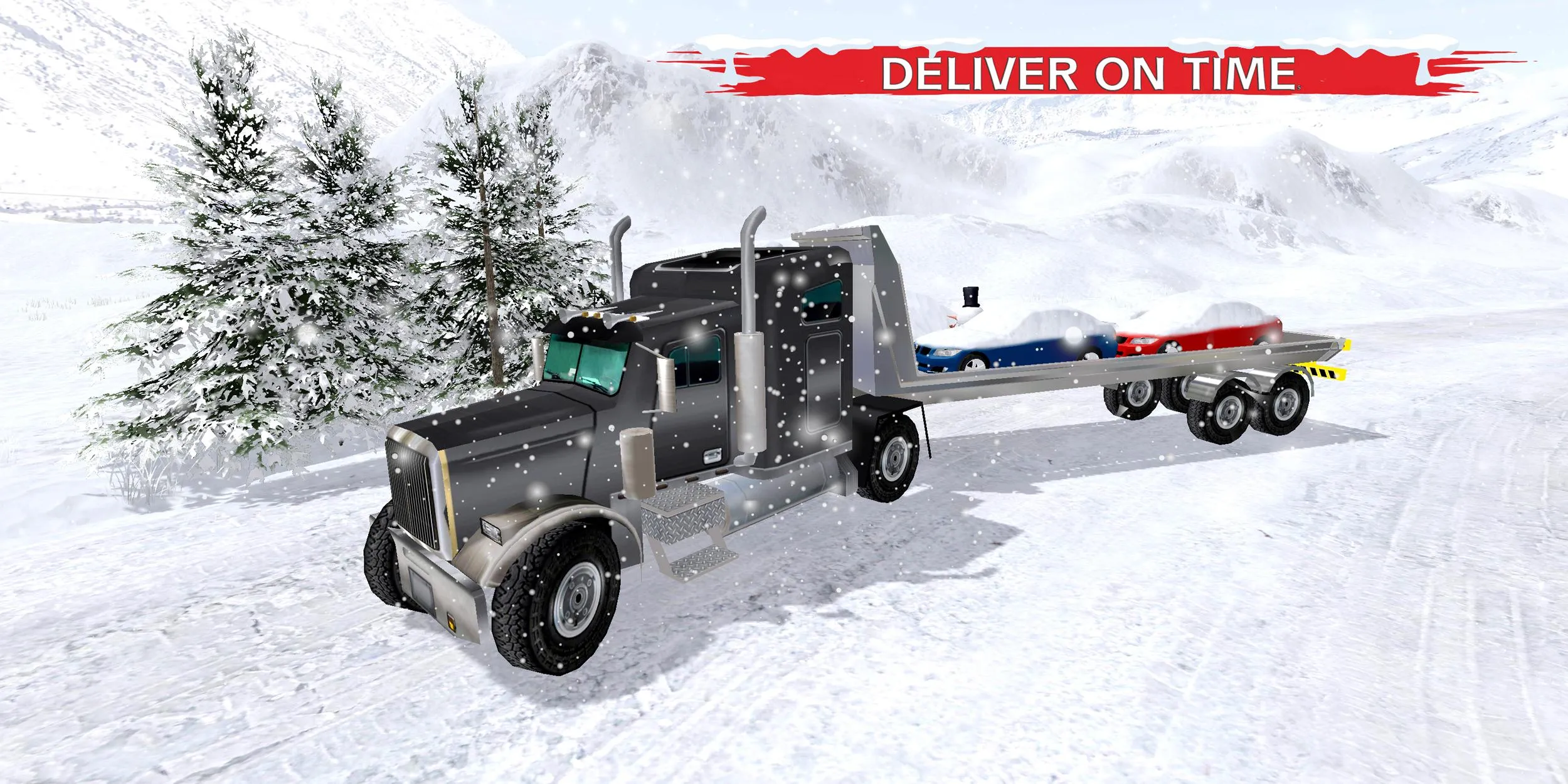 Winter Snow Pickup Truck Drive | Indus Appstore | Screenshot